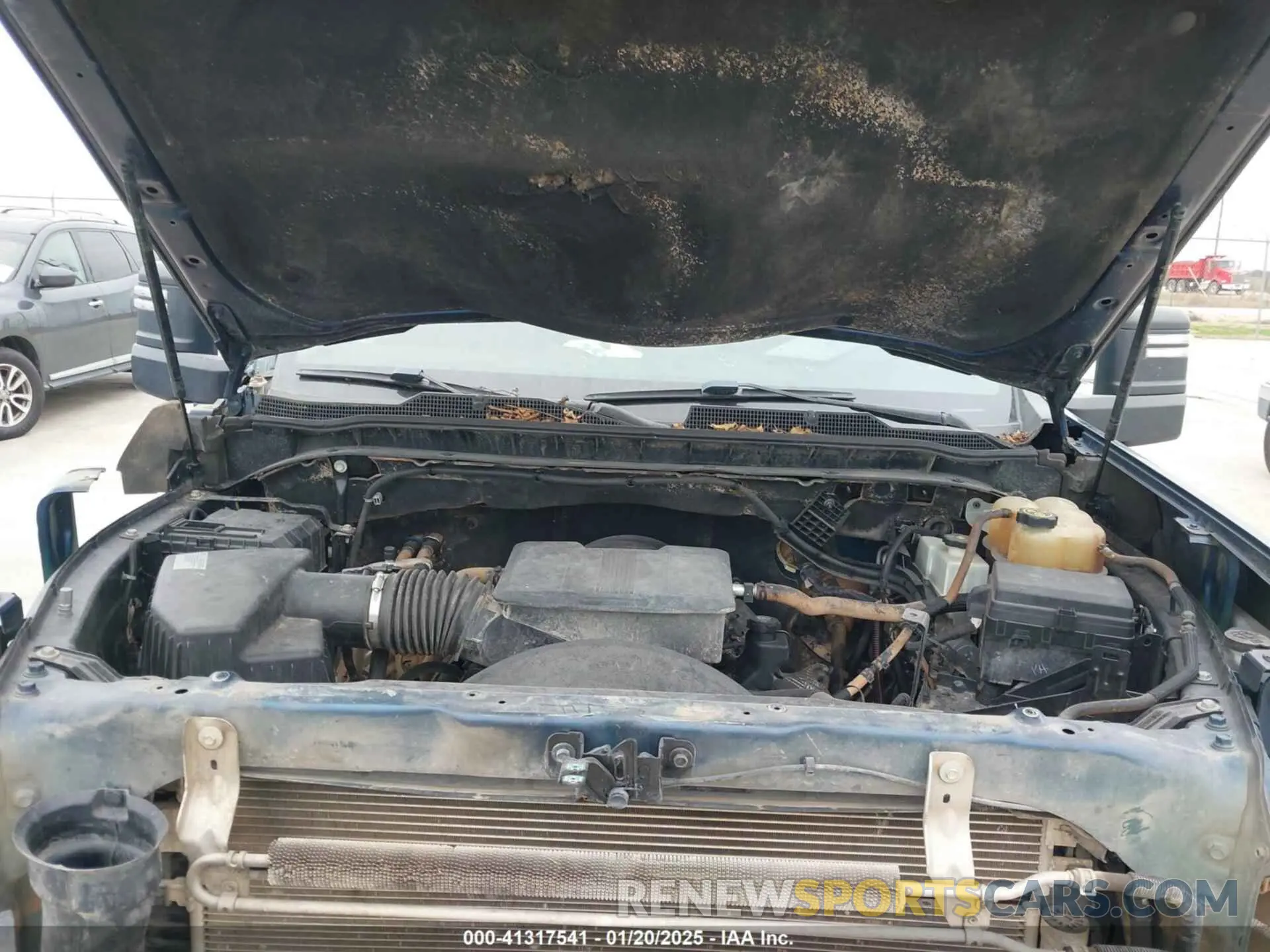 9 fotografías del automóvil dañado 1GC5YLE76MF132656 CHEVROLET SILVERADO 2500HD 2021