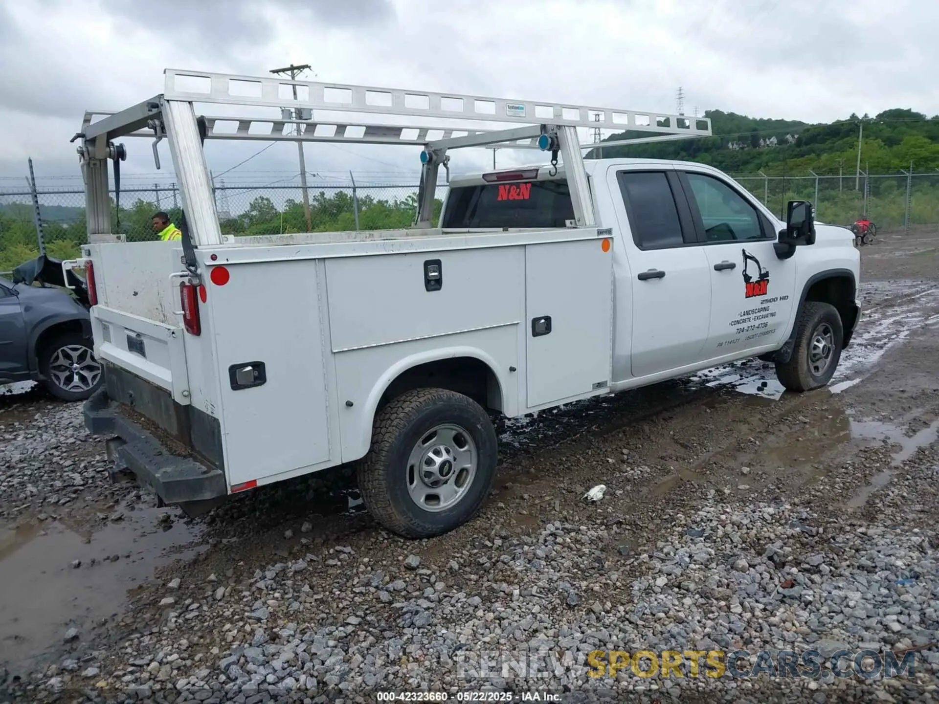 4 fotografías del automóvil dañado 1GB2YLE73NF247823 CHEVROLET SILVERADO 2500HD 2022
