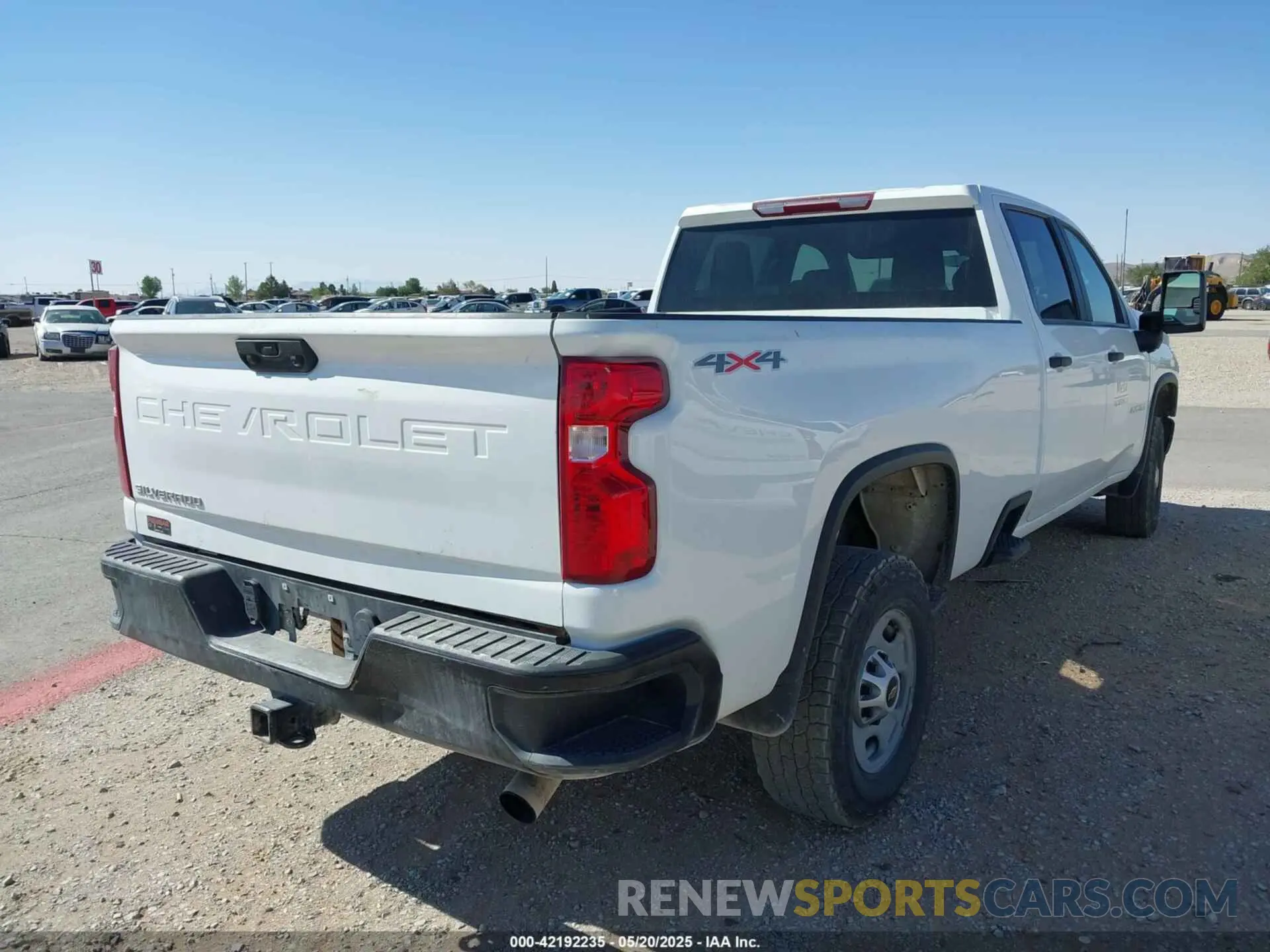 4 fotografías del automóvil dañado 1GC4YLE76NF224170 CHEVROLET SILVERADO 2500HD 2022