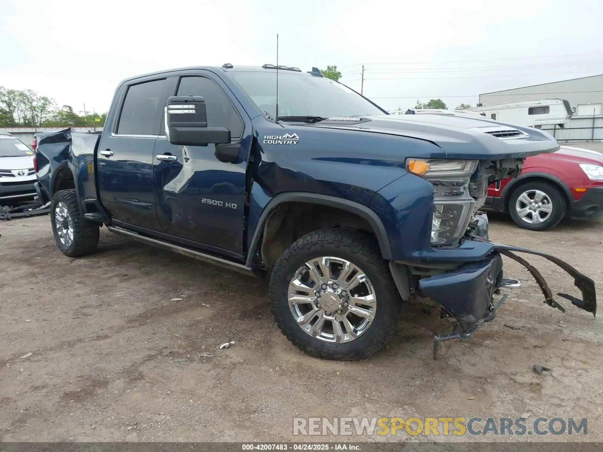 1 fotografías del automóvil dañado 1GC4YREY6NF356440 CHEVROLET SILVERADO 2500HD 2022