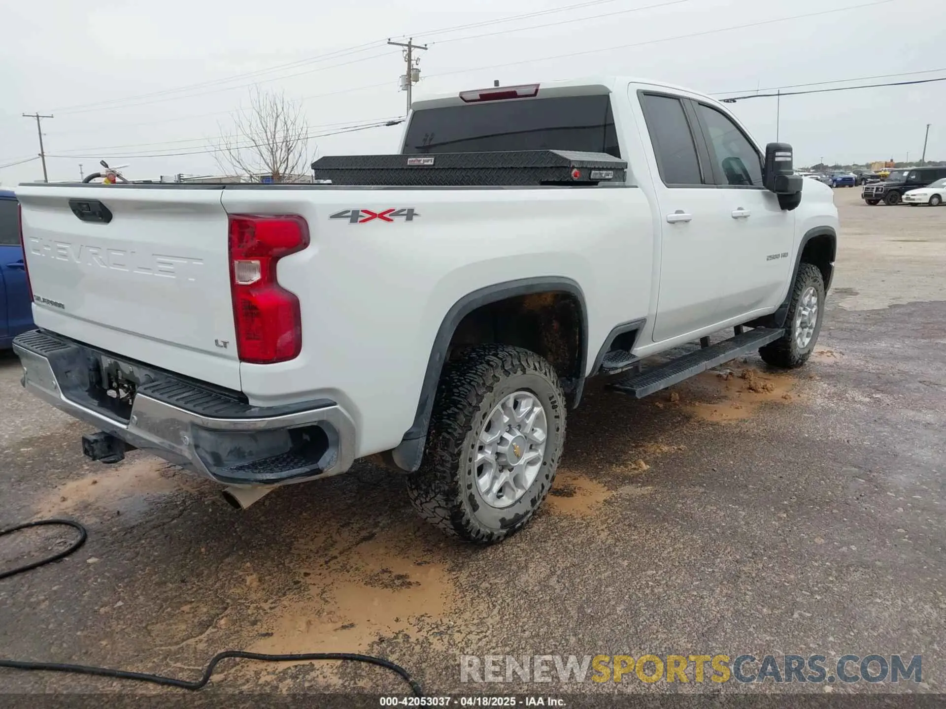 4 fotografías del automóvil dañado 1GC5YNE7XNF325471 CHEVROLET SILVERADO 2500HD 2022
