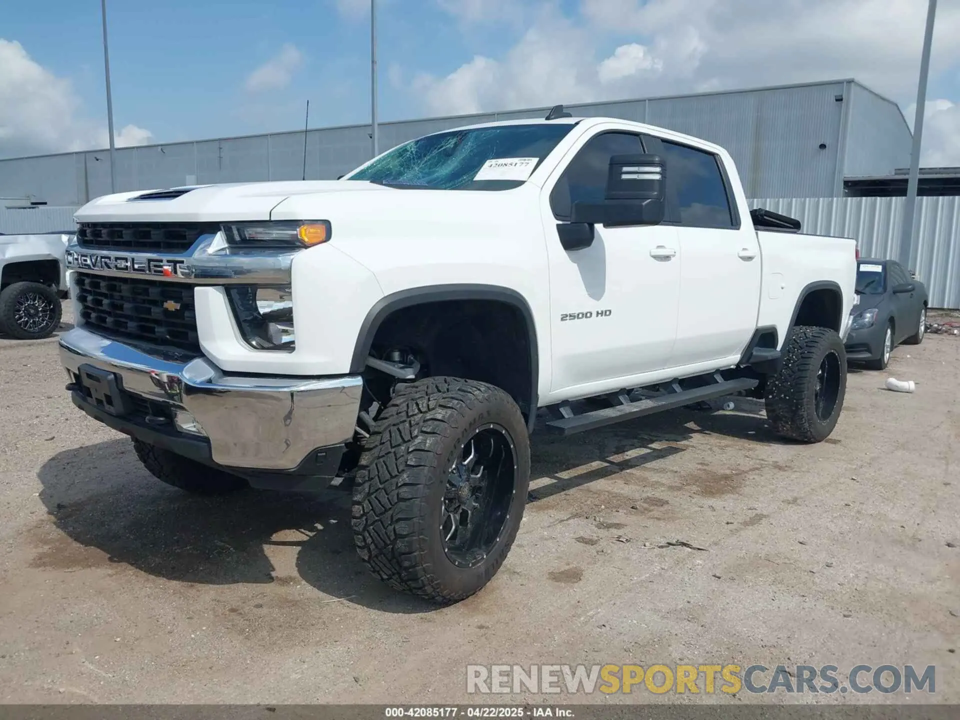 2 fotografías del automóvil dañado 2GC4WNEY7N1229041 CHEVROLET SILVERADO 2500HD 2022