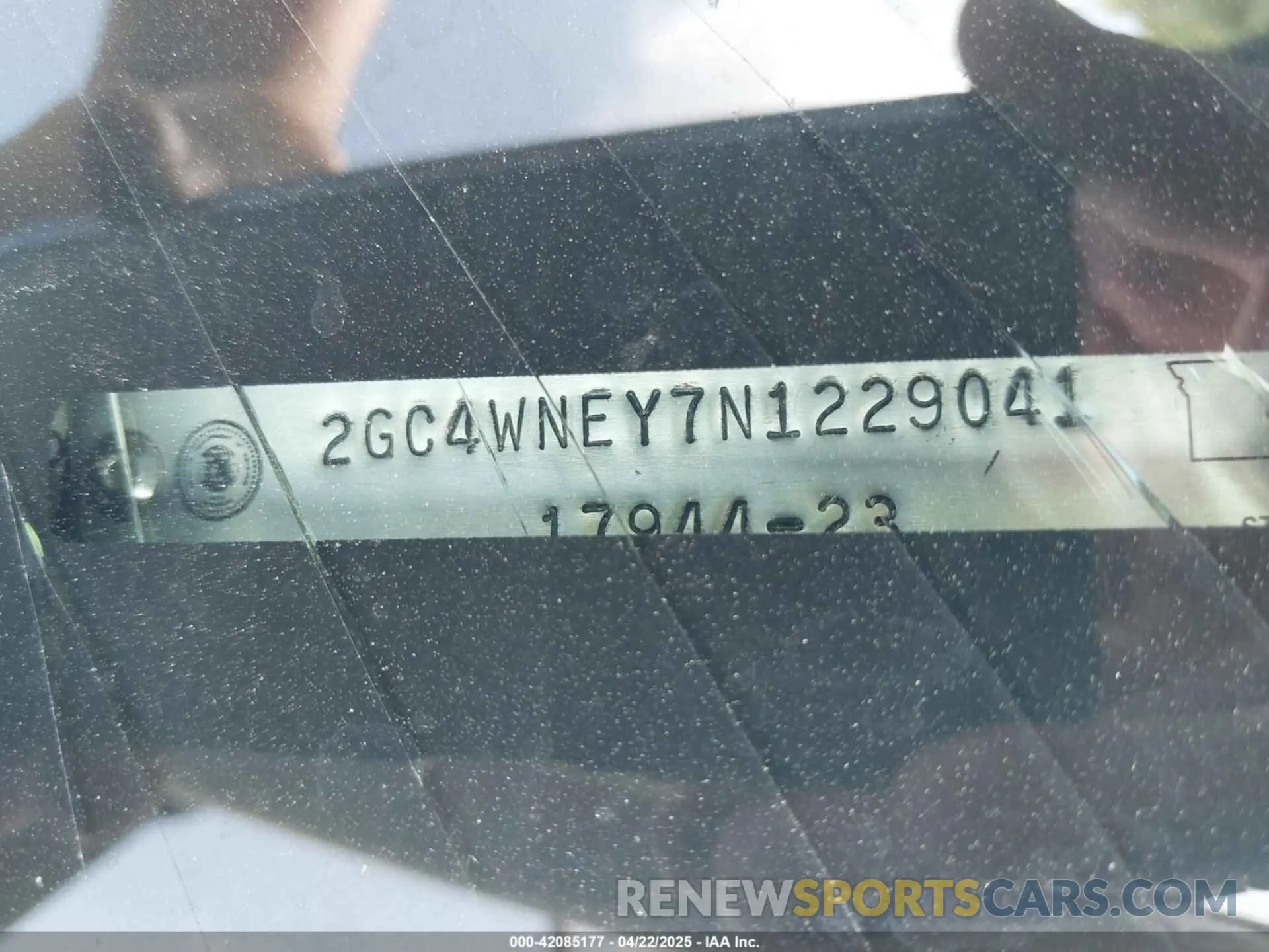 8 fotografías del automóvil dañado 2GC4WNEY7N1229041 CHEVROLET SILVERADO 2500HD 2022