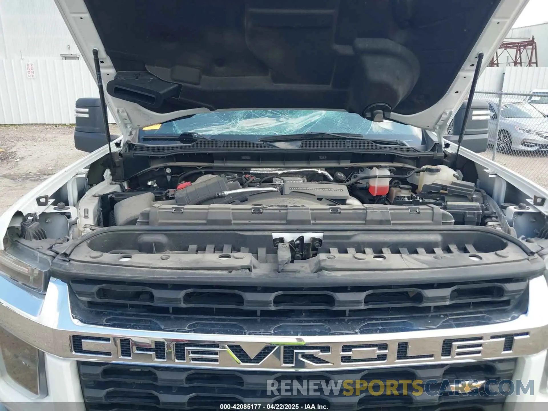 9 fotografías del automóvil dañado 2GC4WNEY7N1229041 CHEVROLET SILVERADO 2500HD 2022