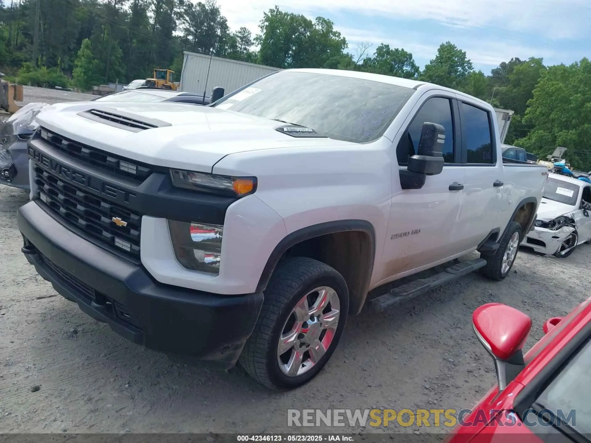 2 fotografías del automóvil dañado 2GC4YLEY5N1228923 CHEVROLET SILVERADO 2500HD 2022