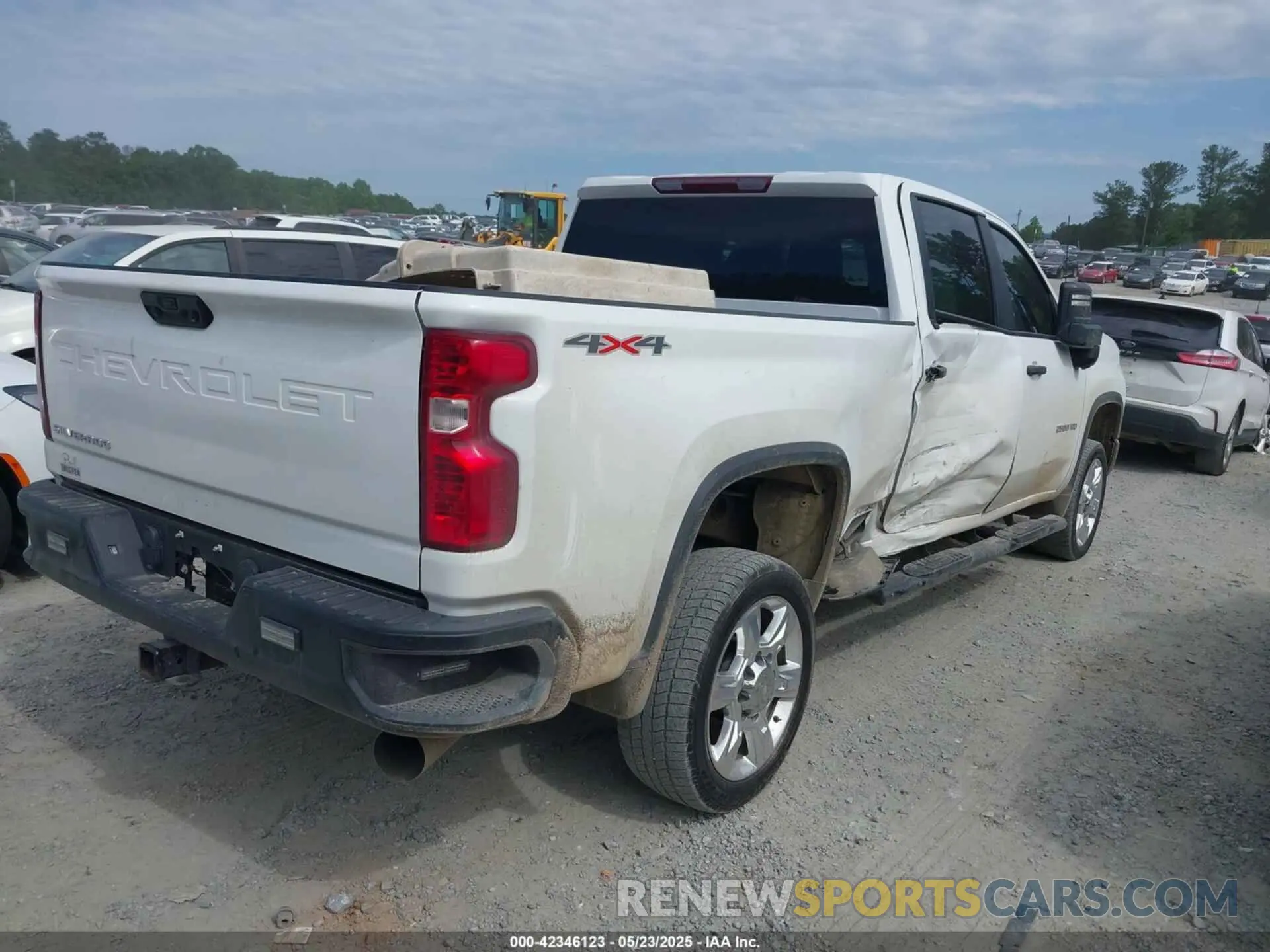 4 fotografías del automóvil dañado 2GC4YLEY5N1228923 CHEVROLET SILVERADO 2500HD 2022