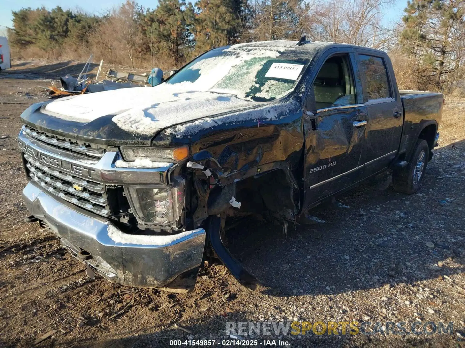 2 fotografías del automóvil dañado 2GC4YPE77N1218330 CHEVROLET SILVERADO 2500HD 2022