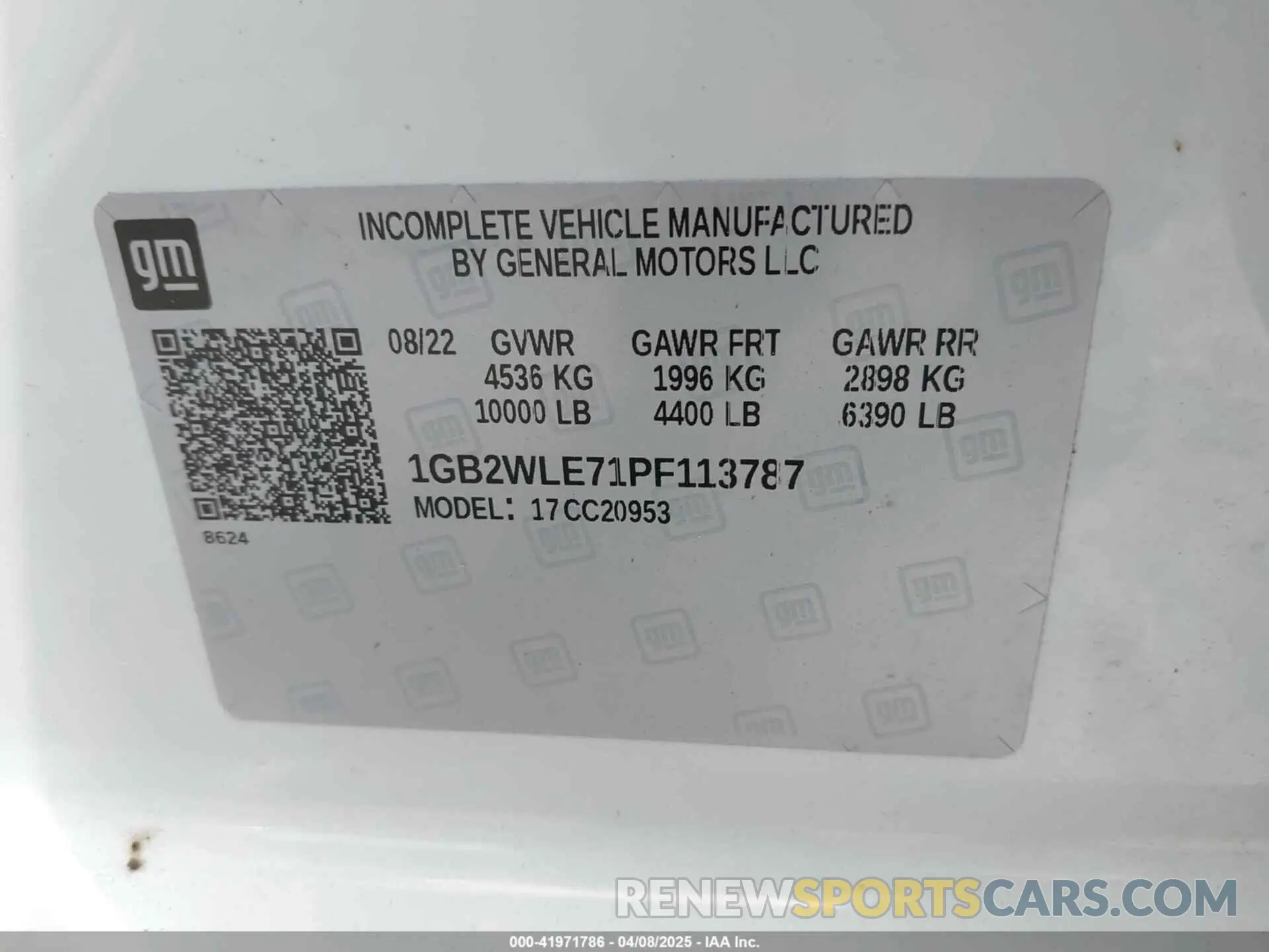 9 fotografías del automóvil dañado 1GB2WLE71PF113787 CHEVROLET SILVERADO 2500HD 2023