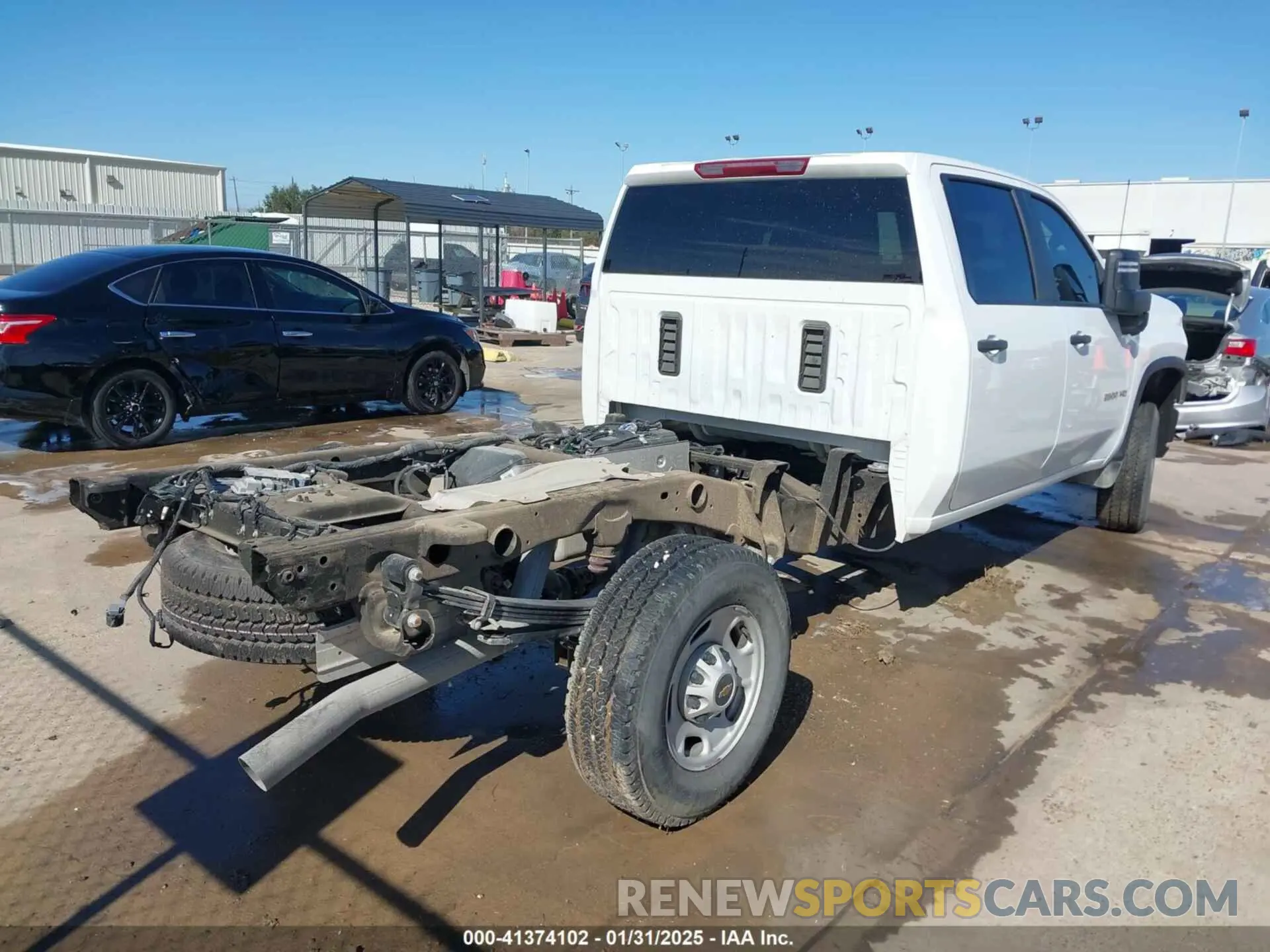 4 fotografías del automóvil dañado 1GC1WLE7XRF406873 CHEVROLET SILVERADO 2500HD 2024