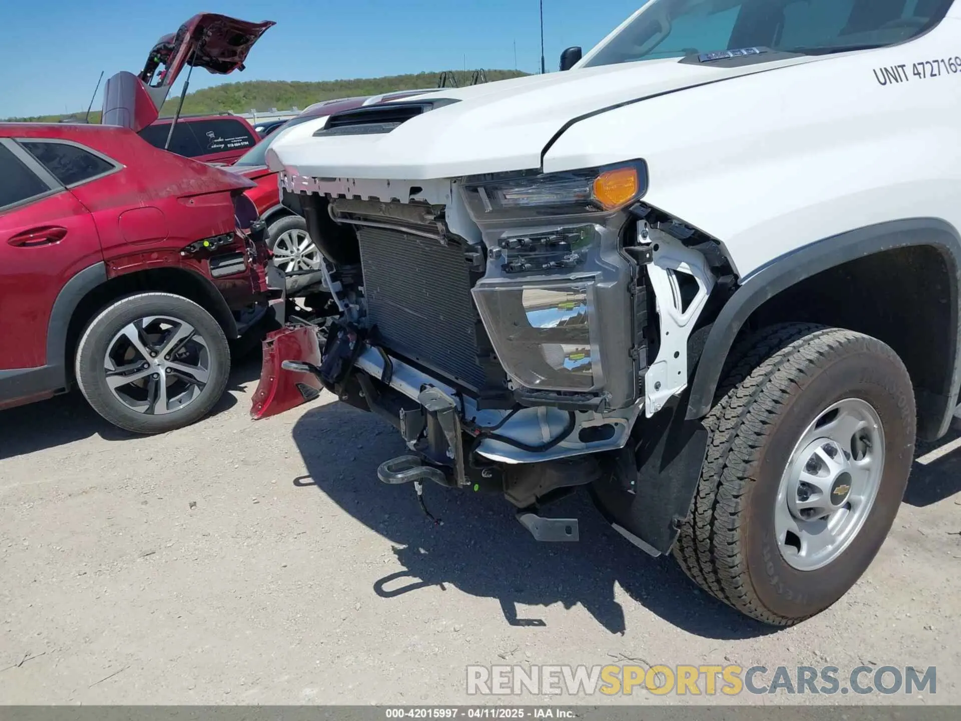 6 fotografías del automóvil dañado 1GC1YLE78RF457511 CHEVROLET SILVERADO 2500HD 2024