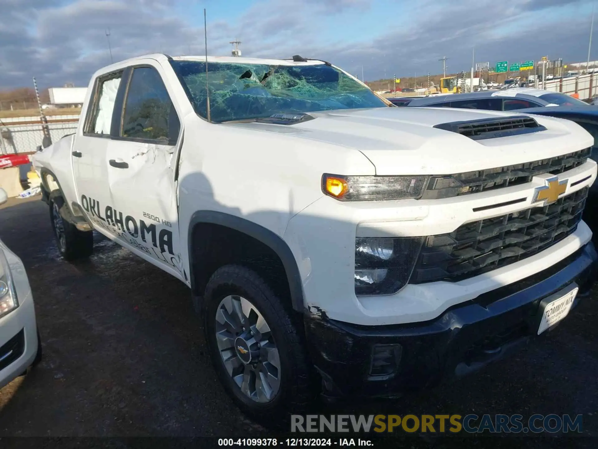 1 fotografías del automóvil dañado 1GC4YMEY1RF326691 CHEVROLET SILVERADO 2500HD 2024