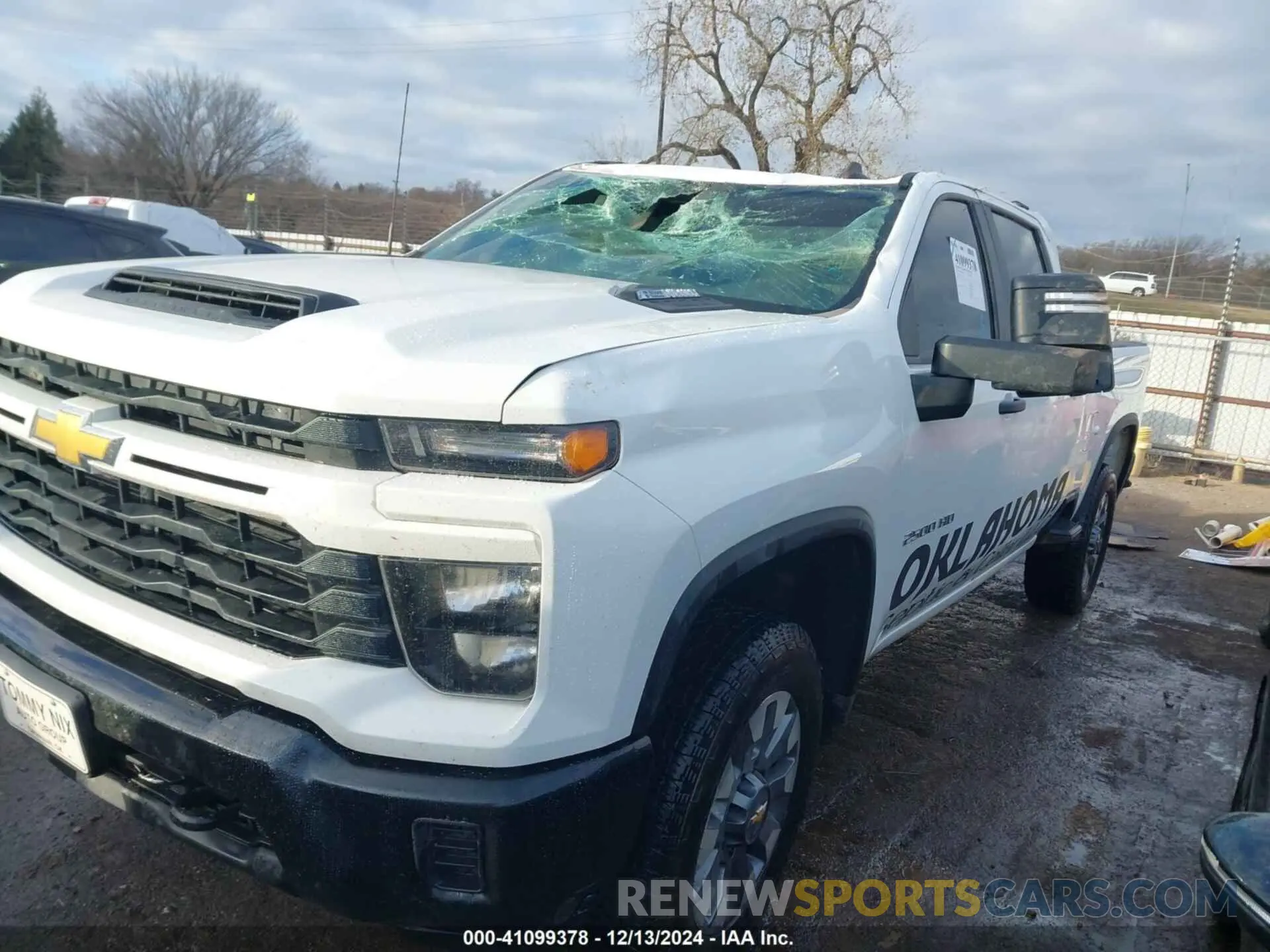 14 fotografías del automóvil dañado 1GC4YMEY1RF326691 CHEVROLET SILVERADO 2500HD 2024
