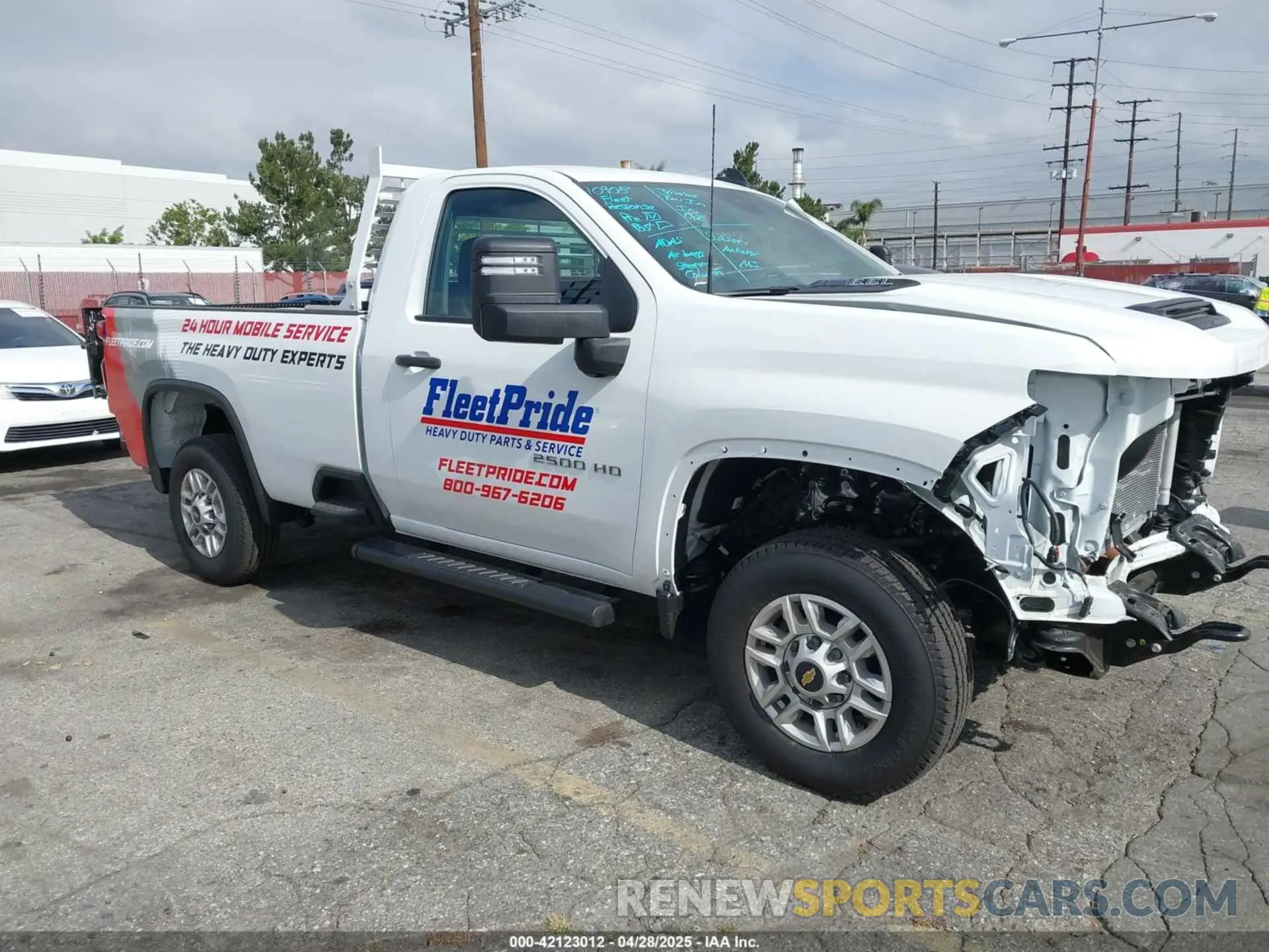 1 fotografías del automóvil dañado 1GC0ALE71SF210790 CHEVROLET SILVERADO 2500HD 2025