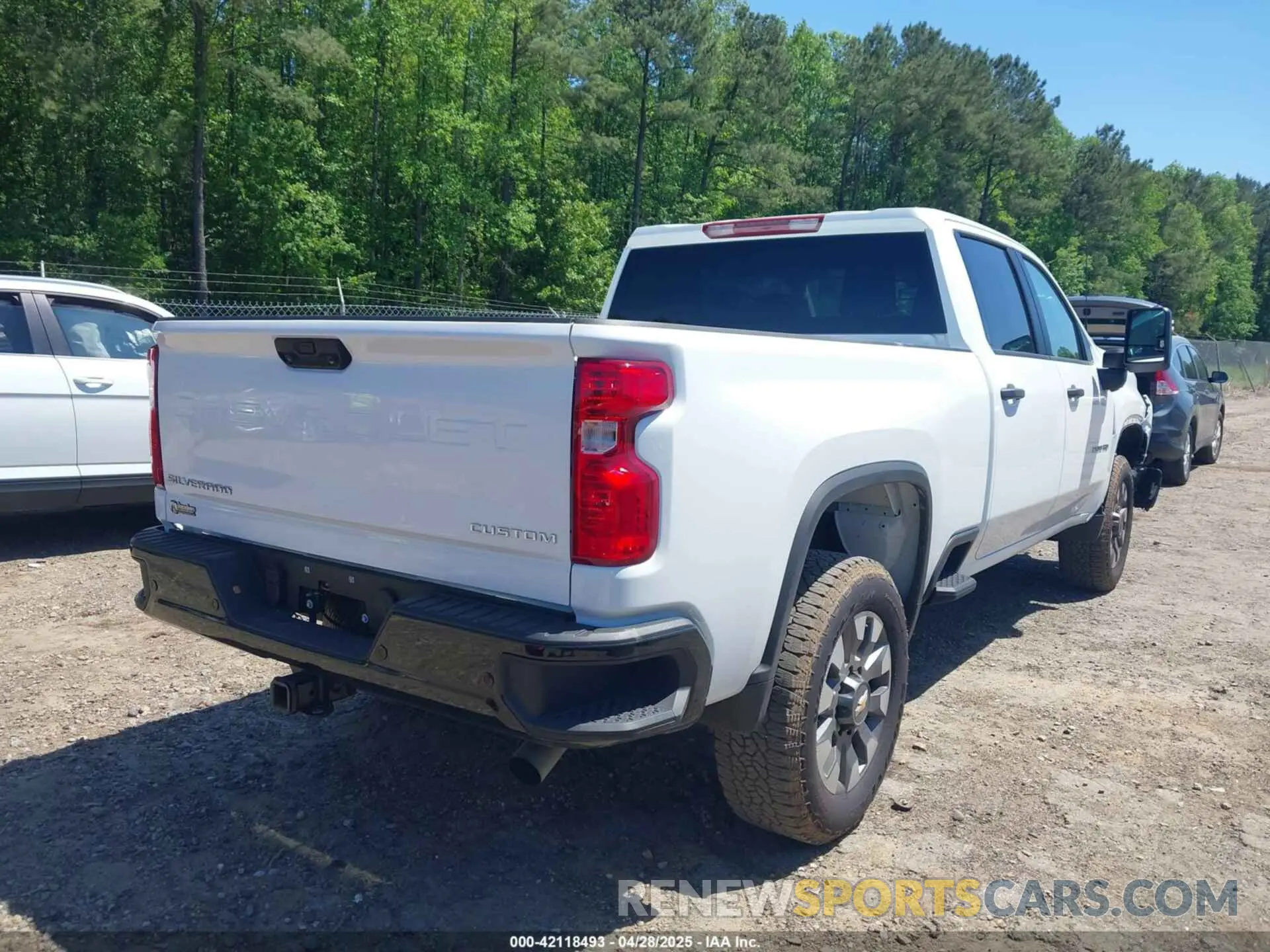 4 fotografías del automóvil dañado 1GC4KME79SF145305 CHEVROLET SILVERADO 2500HD 2025