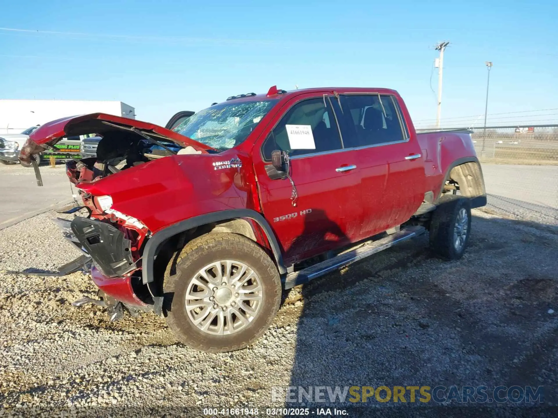 2 fotografías del automóvil dañado 1GC4YVE71MF315776 CHEVROLET SILVERADO 3500HD 2021