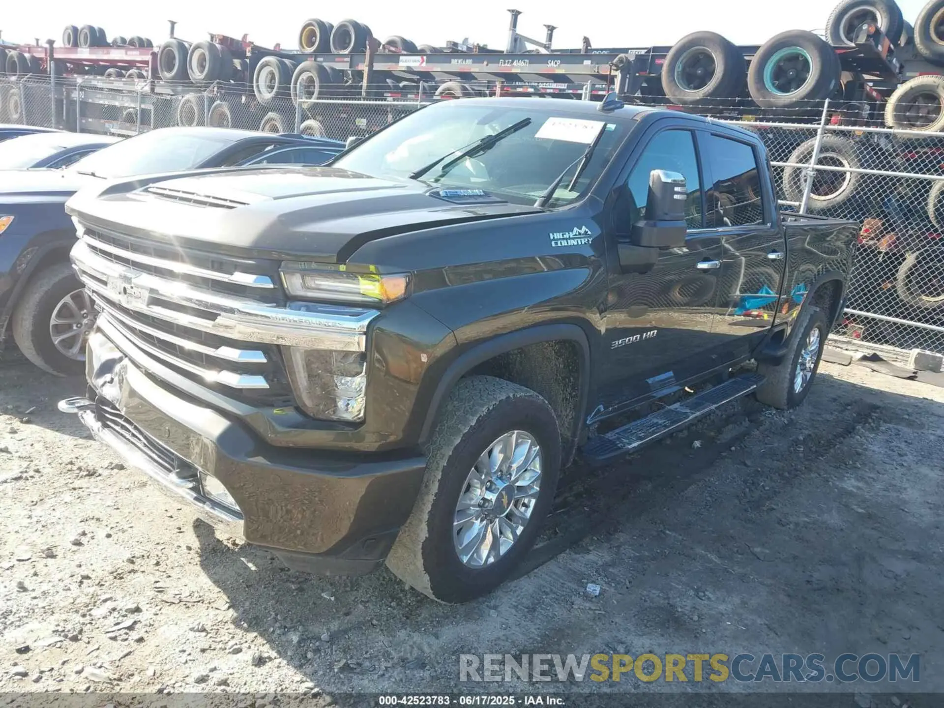 2 fotografías del automóvil dañado 1GC4YVEY1NF239082 CHEVROLET SILVERADO 3500HD 2022