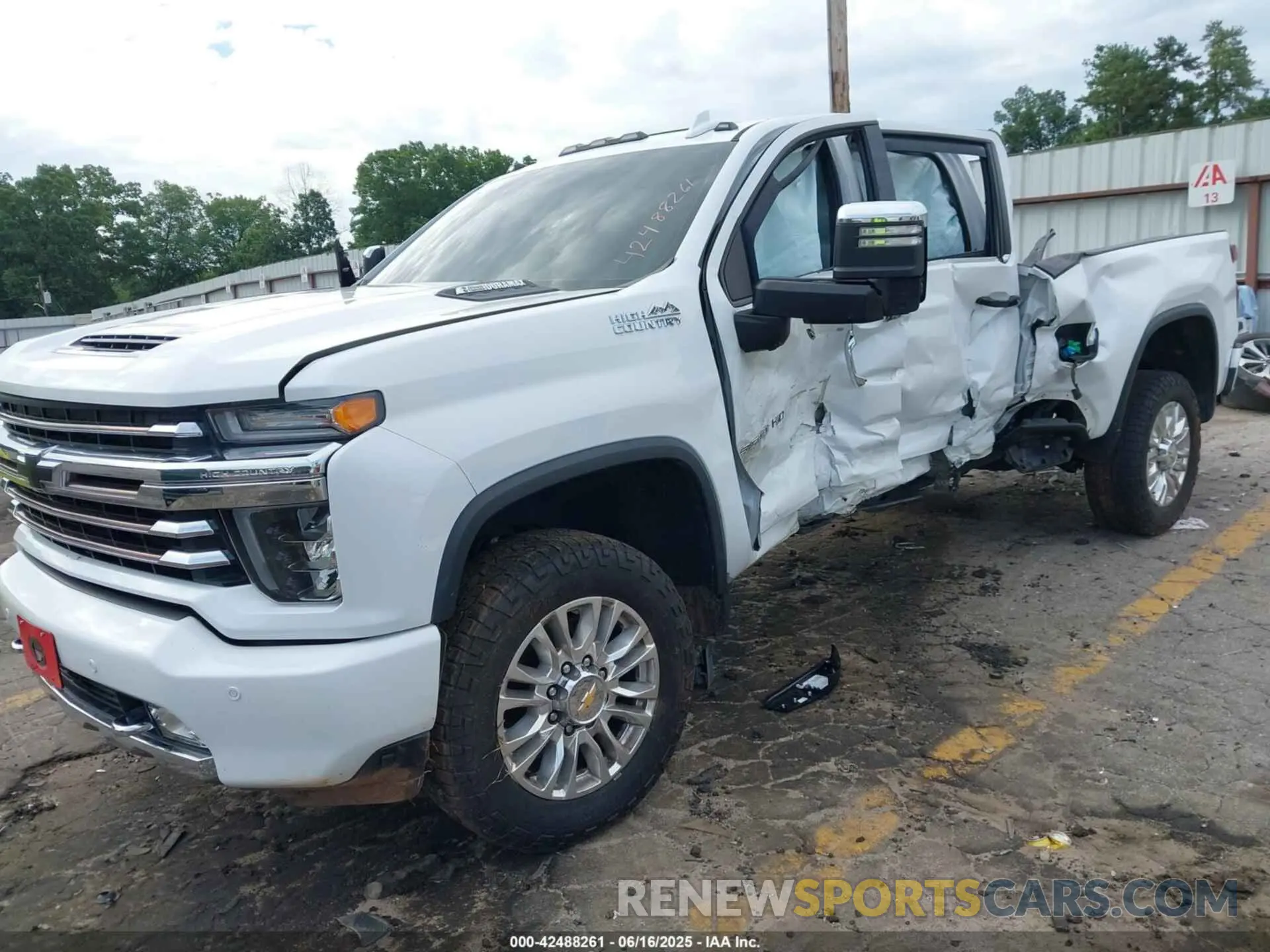 6 fotografías del automóvil dañado 1GC4YVEY2NF120358 CHEVROLET SILVERADO 3500HD 2022