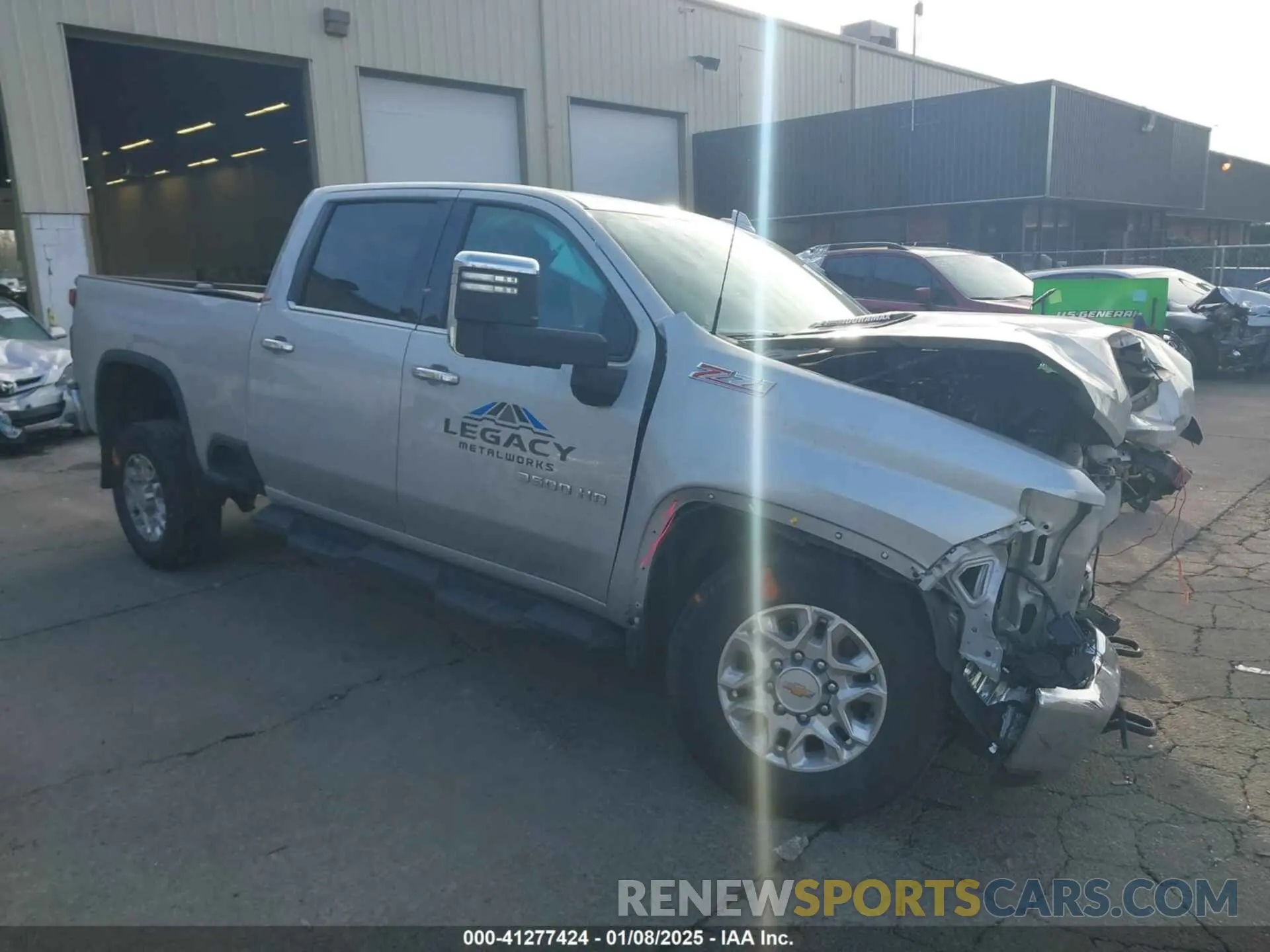 1 fotografías del automóvil dañado 2GC4YUEY9N1242720 CHEVROLET SILVERADO 3500HD 2022