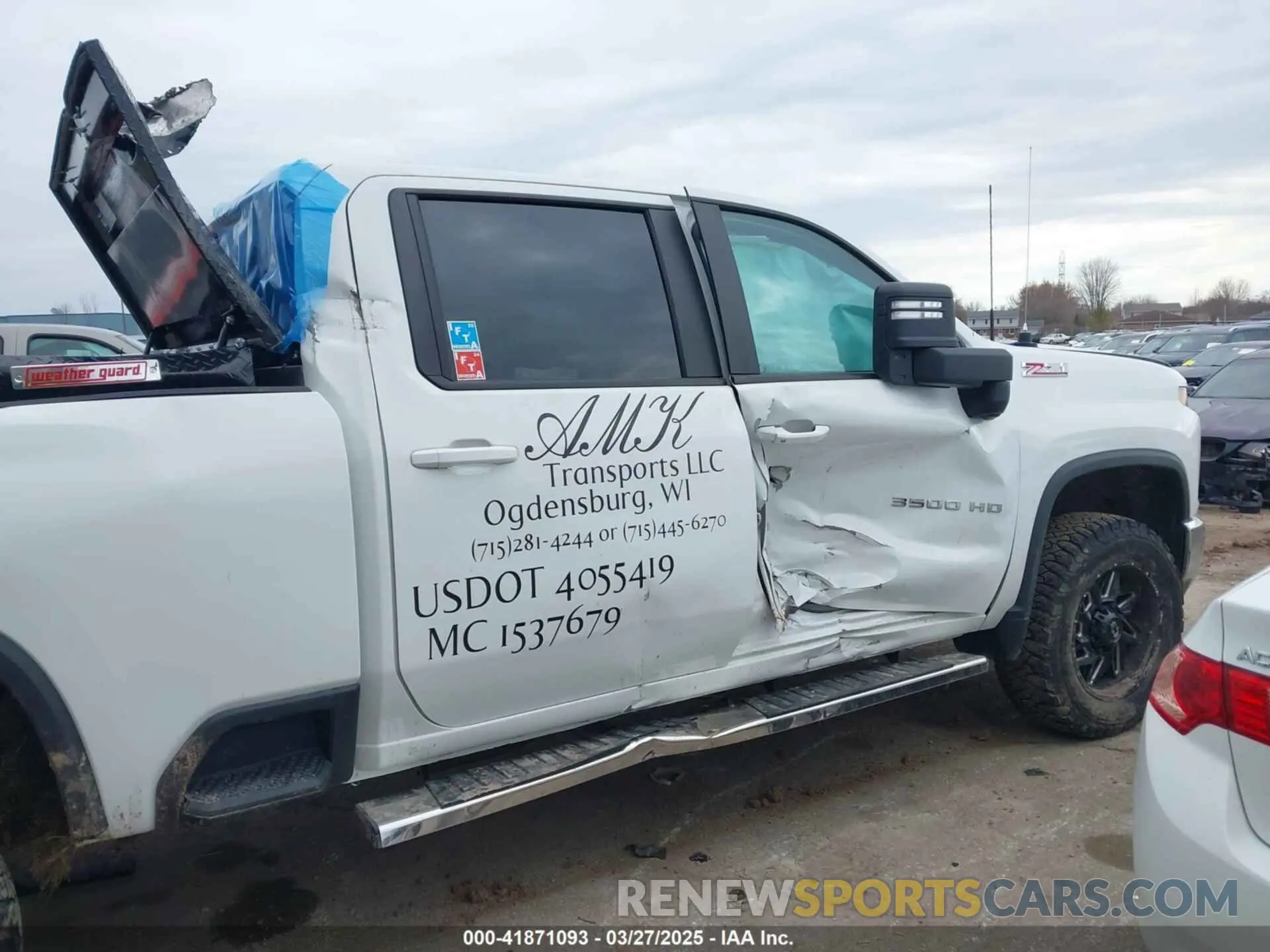 6 fotografías del automóvil dañado 2GC4YTEY5P1716756 CHEVROLET SILVERADO 3500HD 2023