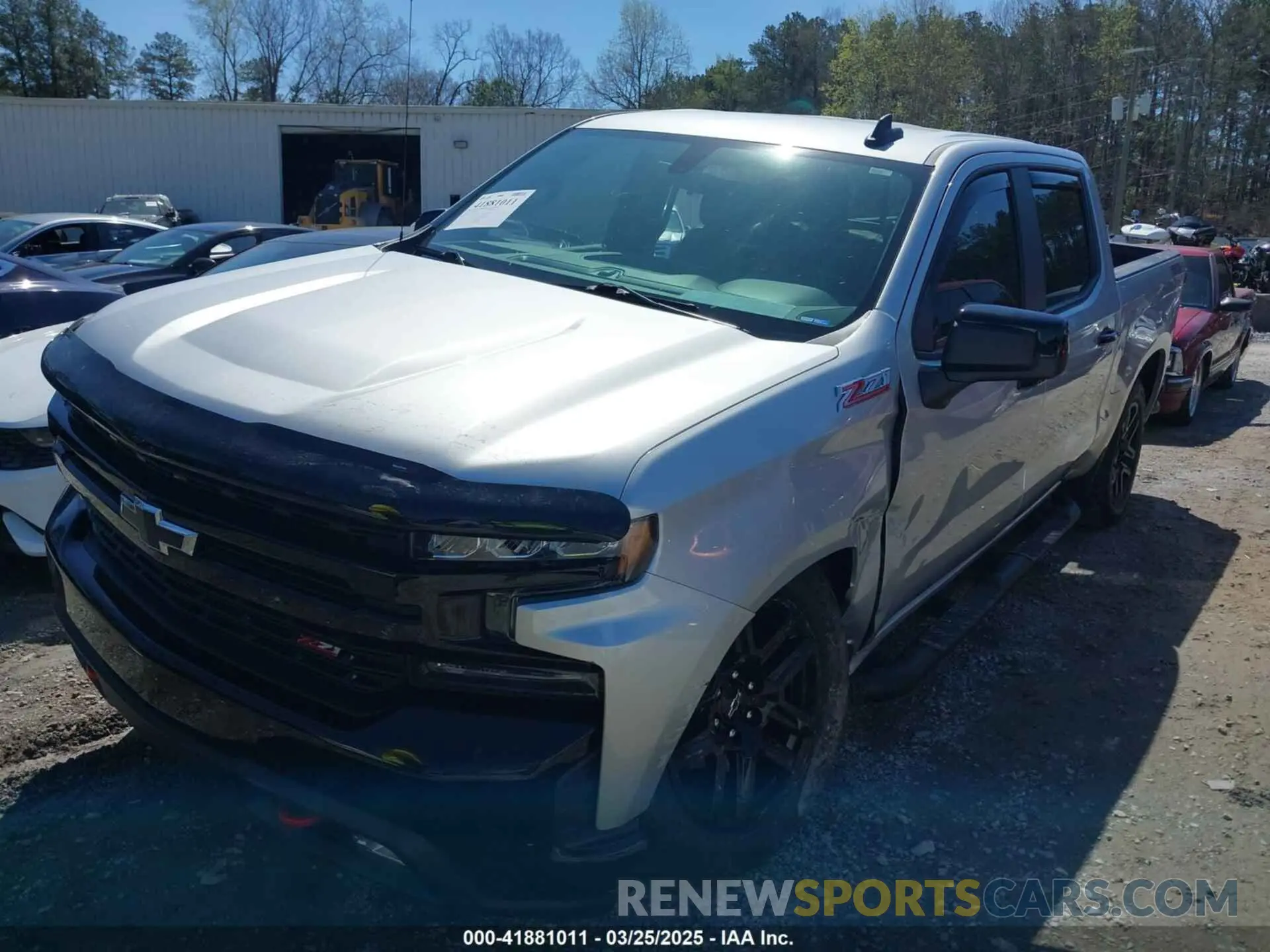 2 fotografías del automóvil dañado 1GCPYFED8NZ143190 CHEVROLET SILVERADO LTD 2022