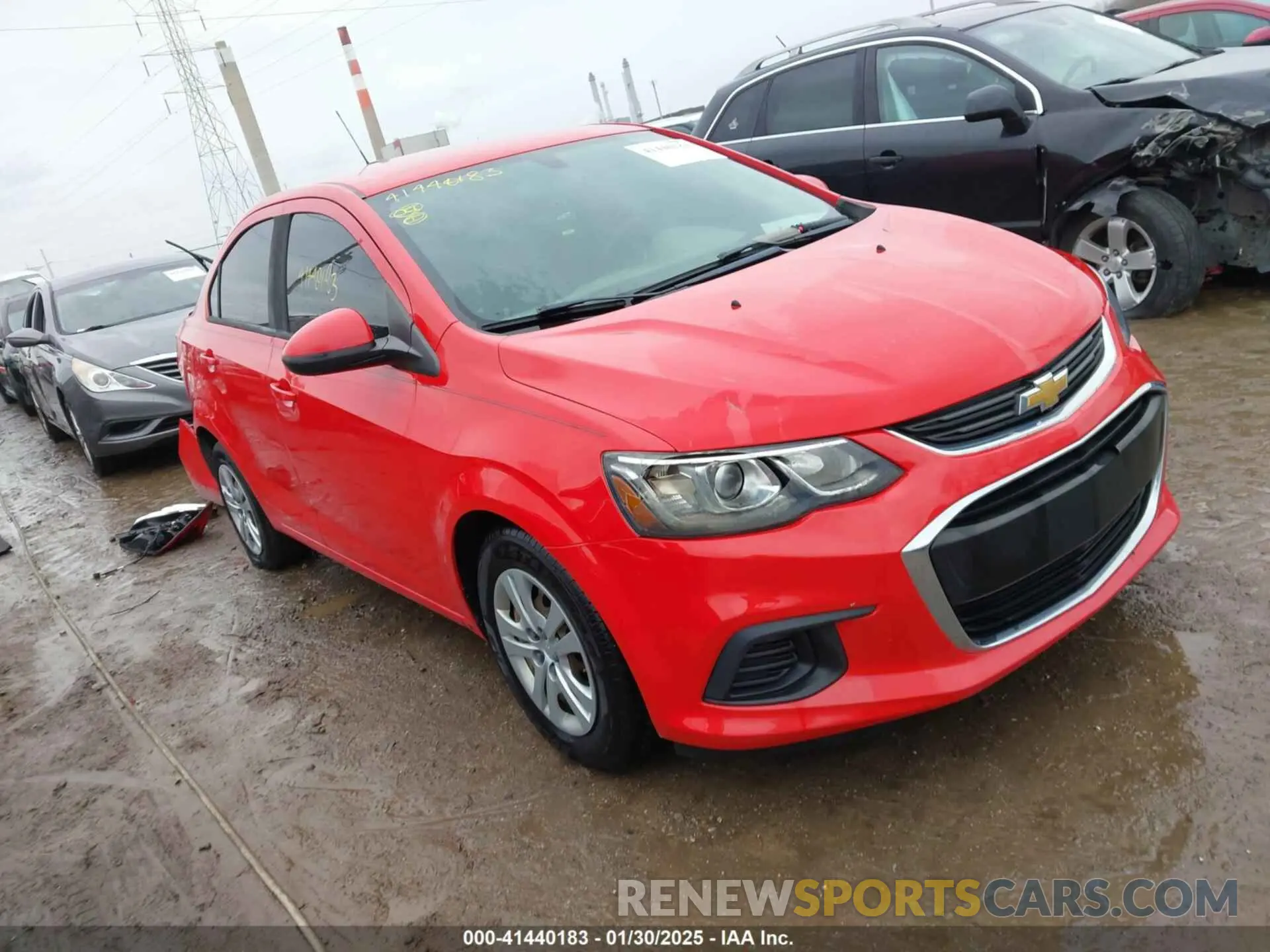 1 fotografías del automóvil dañado 1G1JB5SB8K4134866 CHEVROLET SONIC 2019