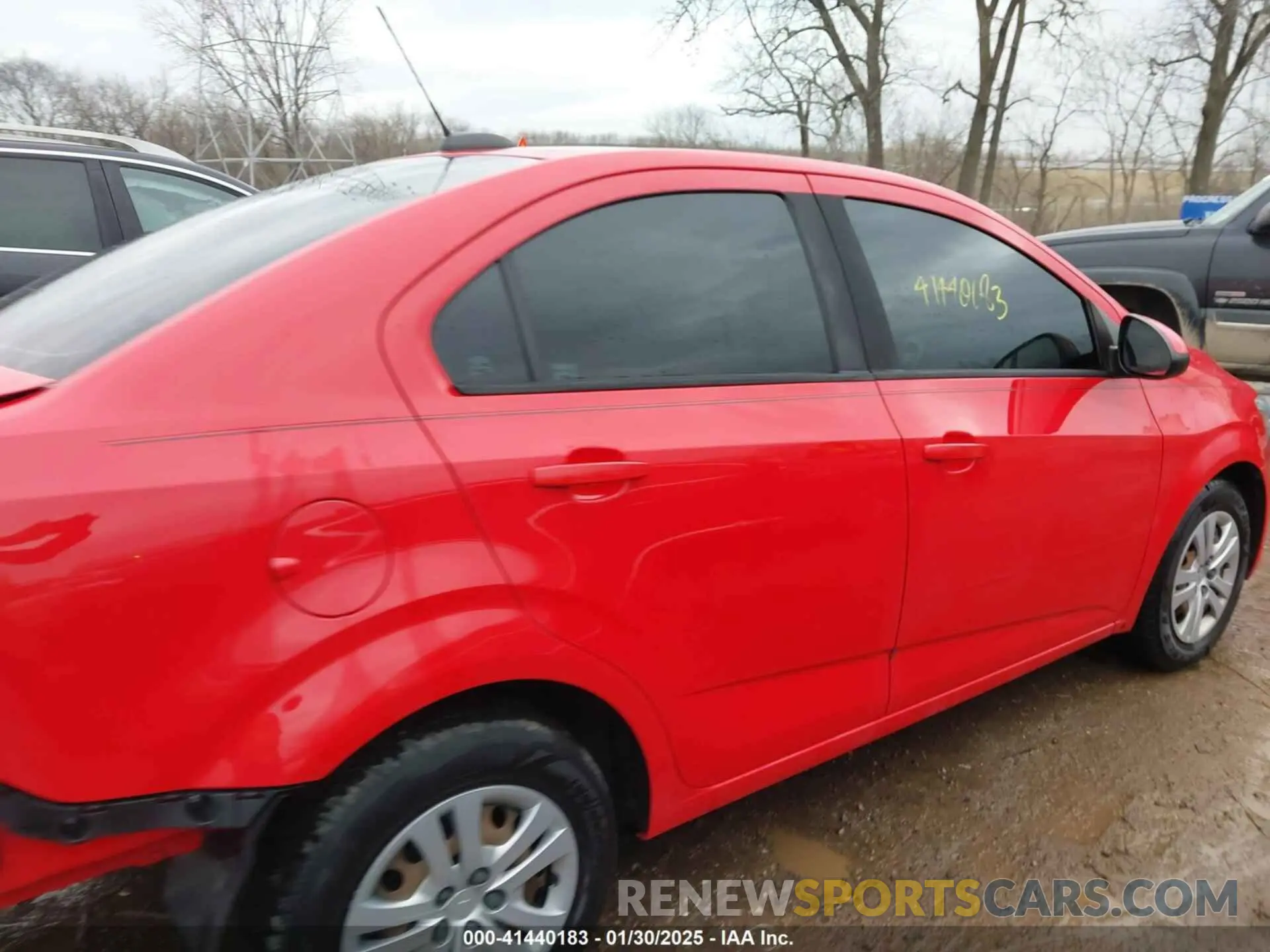 14 fotografías del automóvil dañado 1G1JB5SB8K4134866 CHEVROLET SONIC 2019