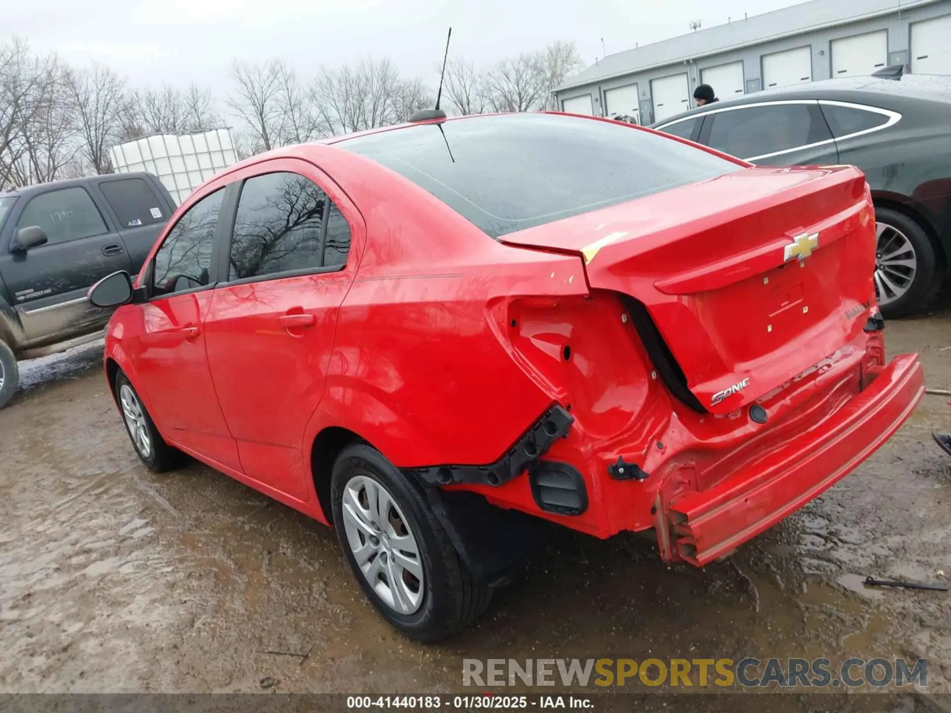 3 fotografías del automóvil dañado 1G1JB5SB8K4134866 CHEVROLET SONIC 2019