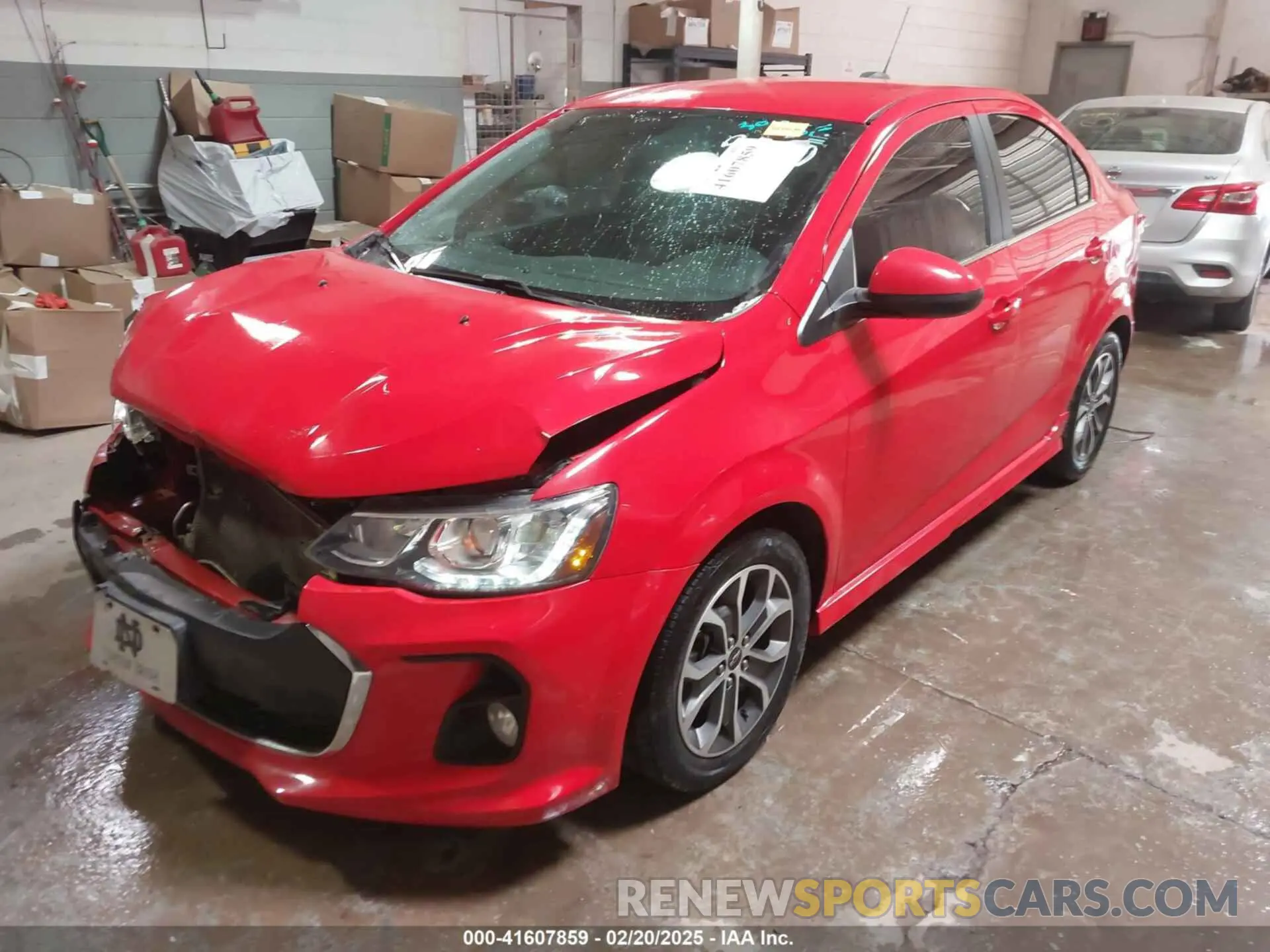 2 fotografías del automóvil dañado 1G1JD5SB2K4109570 CHEVROLET SONIC 2019