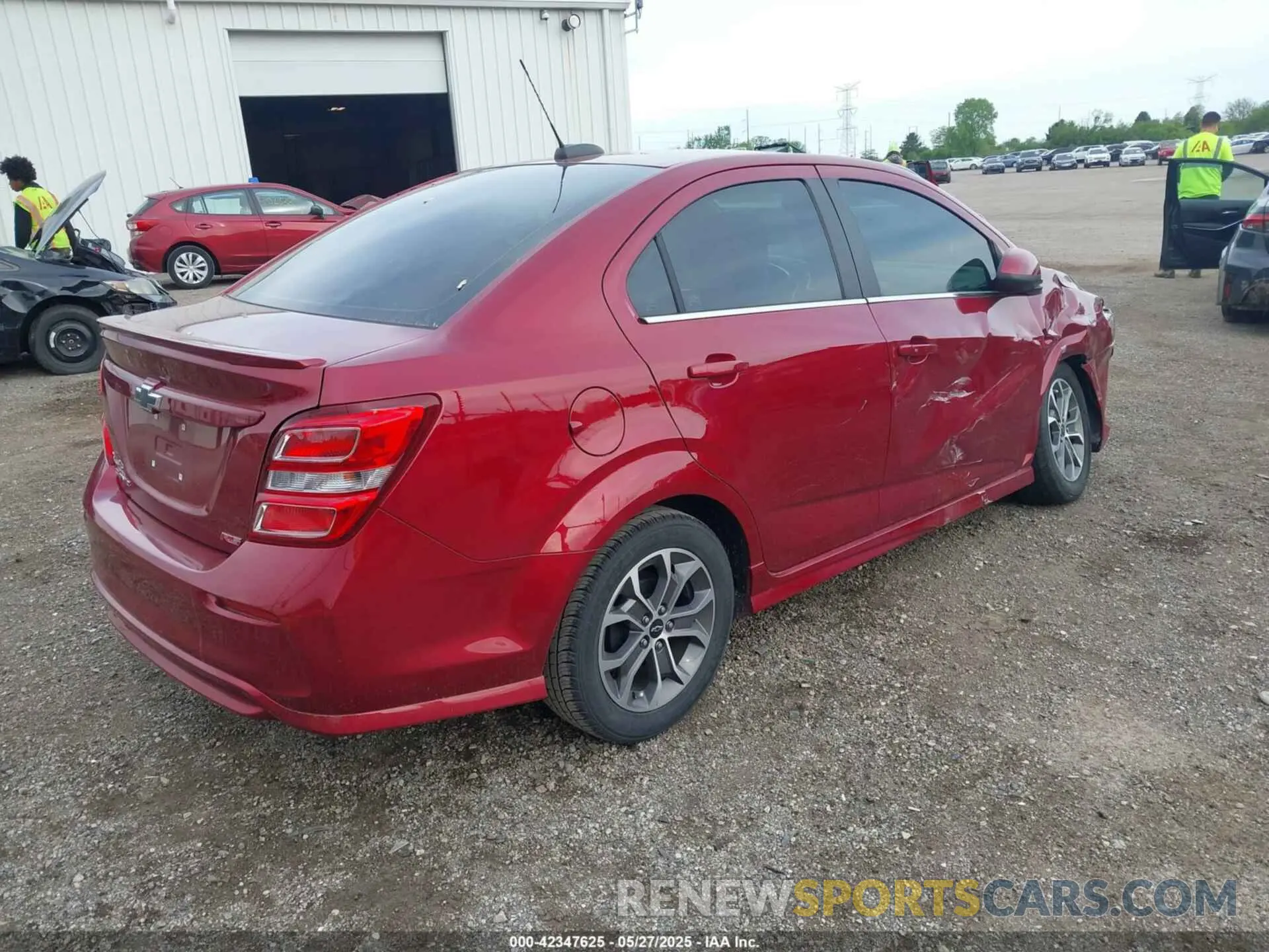 4 fotografías del automóvil dañado 1G1JD5SB3K4121419 CHEVROLET SONIC 2019