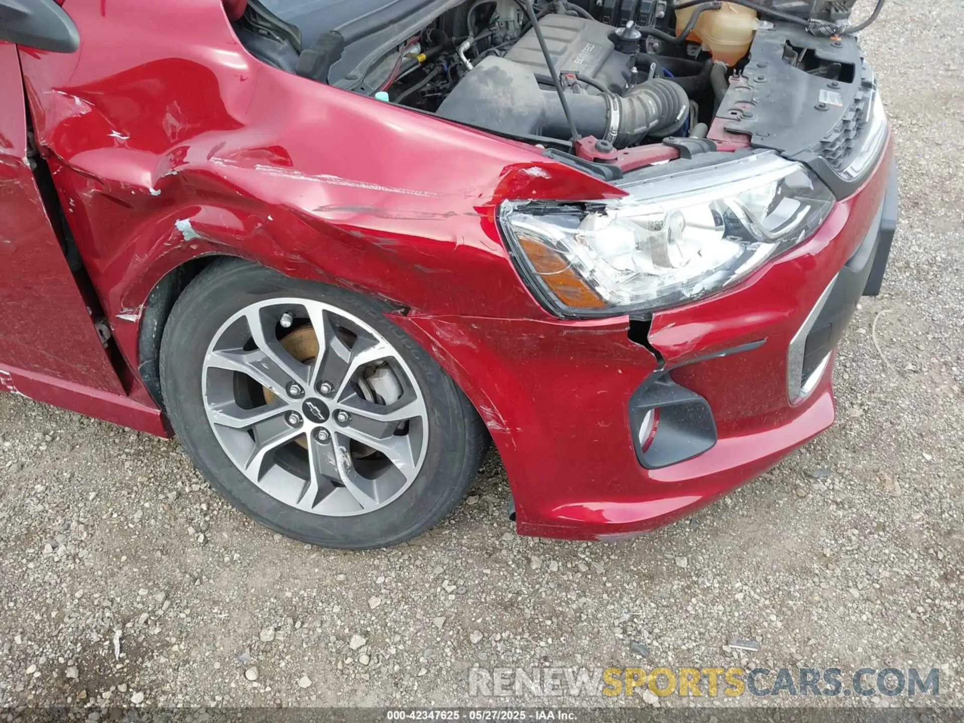 6 fotografías del automóvil dañado 1G1JD5SB3K4121419 CHEVROLET SONIC 2019