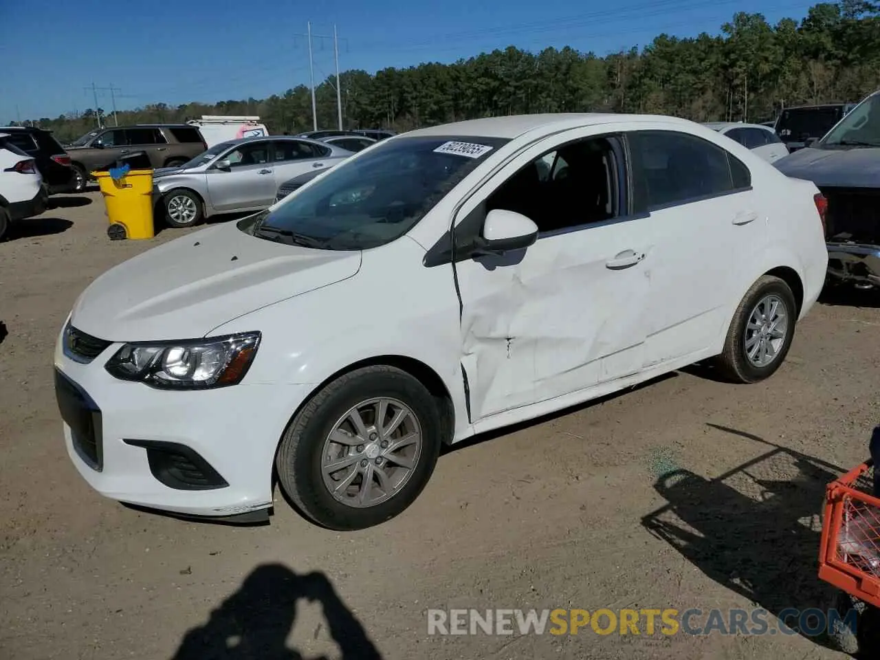 1 fotografías del automóvil dañado 1G1JD5SB4K4111028 CHEVROLET SONIC 2019