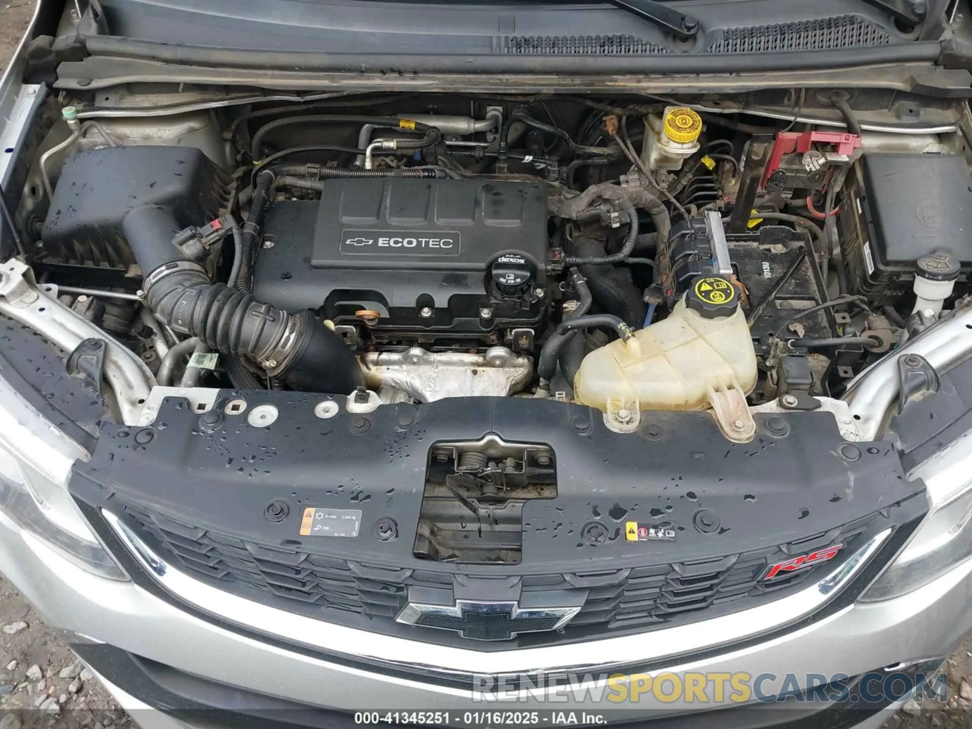 10 fotografías del automóvil dañado 1G1JD5SB5K4107411 CHEVROLET SONIC 2019