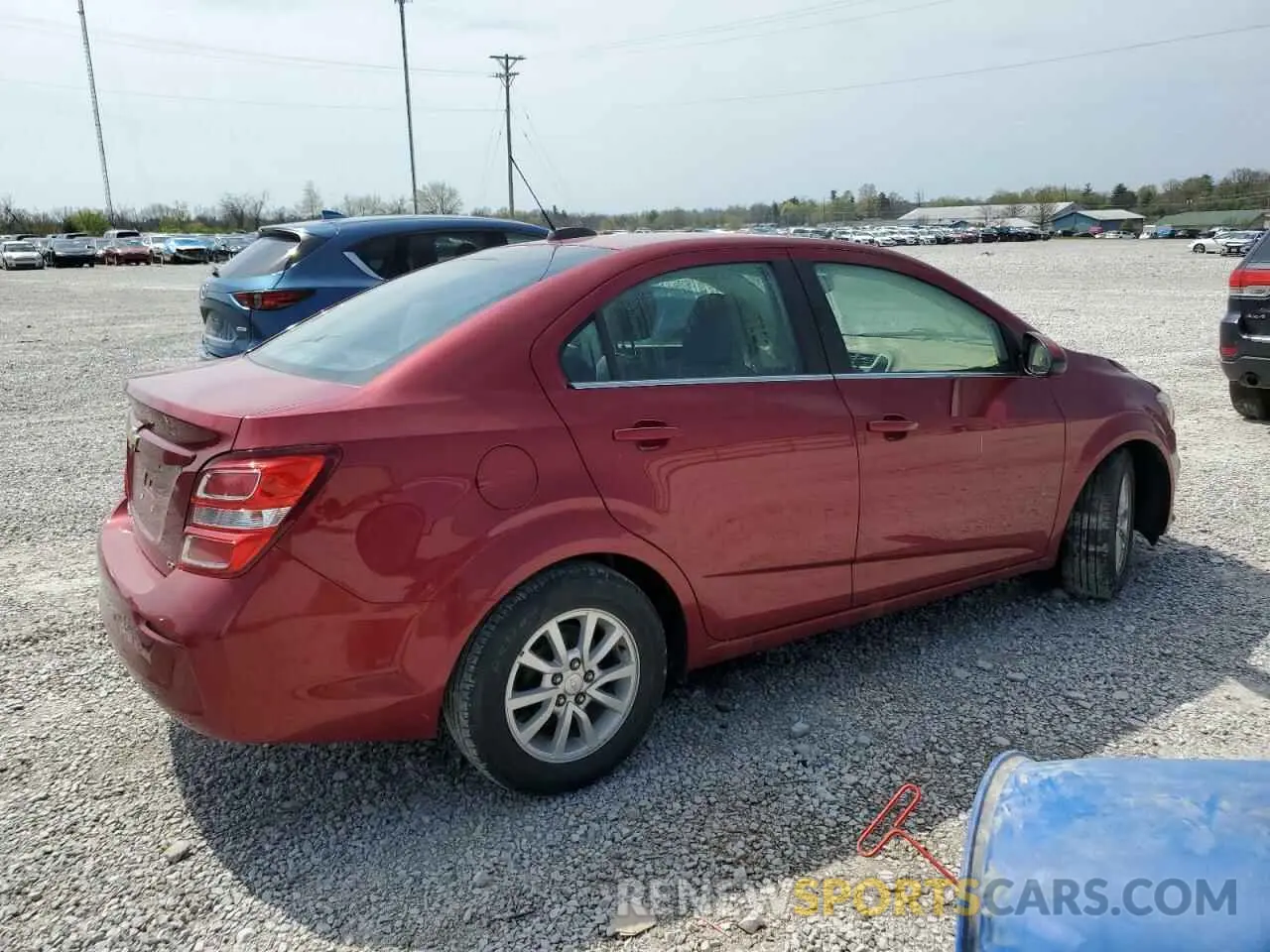 3 fotografías del automóvil dañado 1G1JD5SB6K4102430 CHEVROLET SONIC 2019