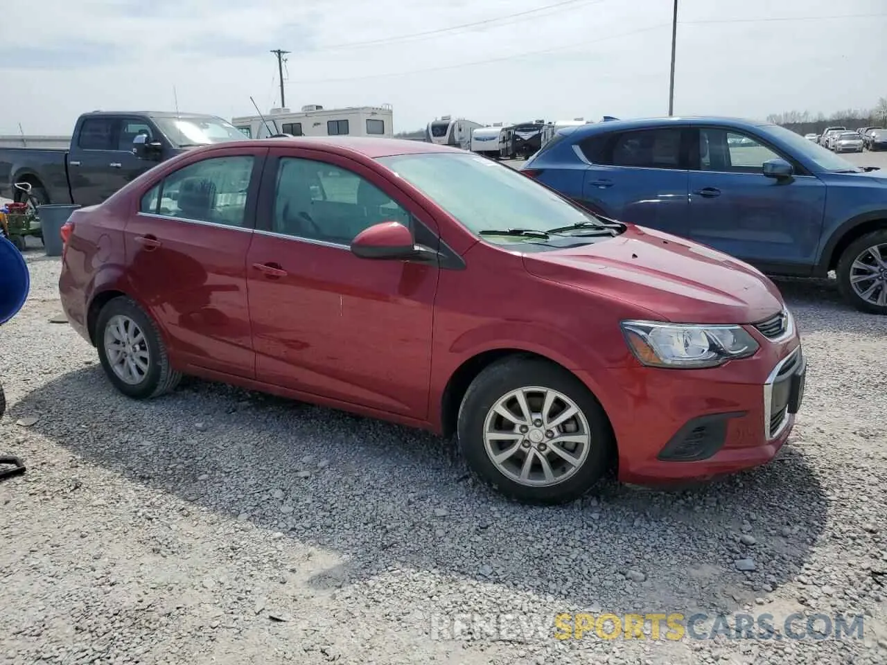 4 fotografías del automóvil dañado 1G1JD5SB6K4102430 CHEVROLET SONIC 2019