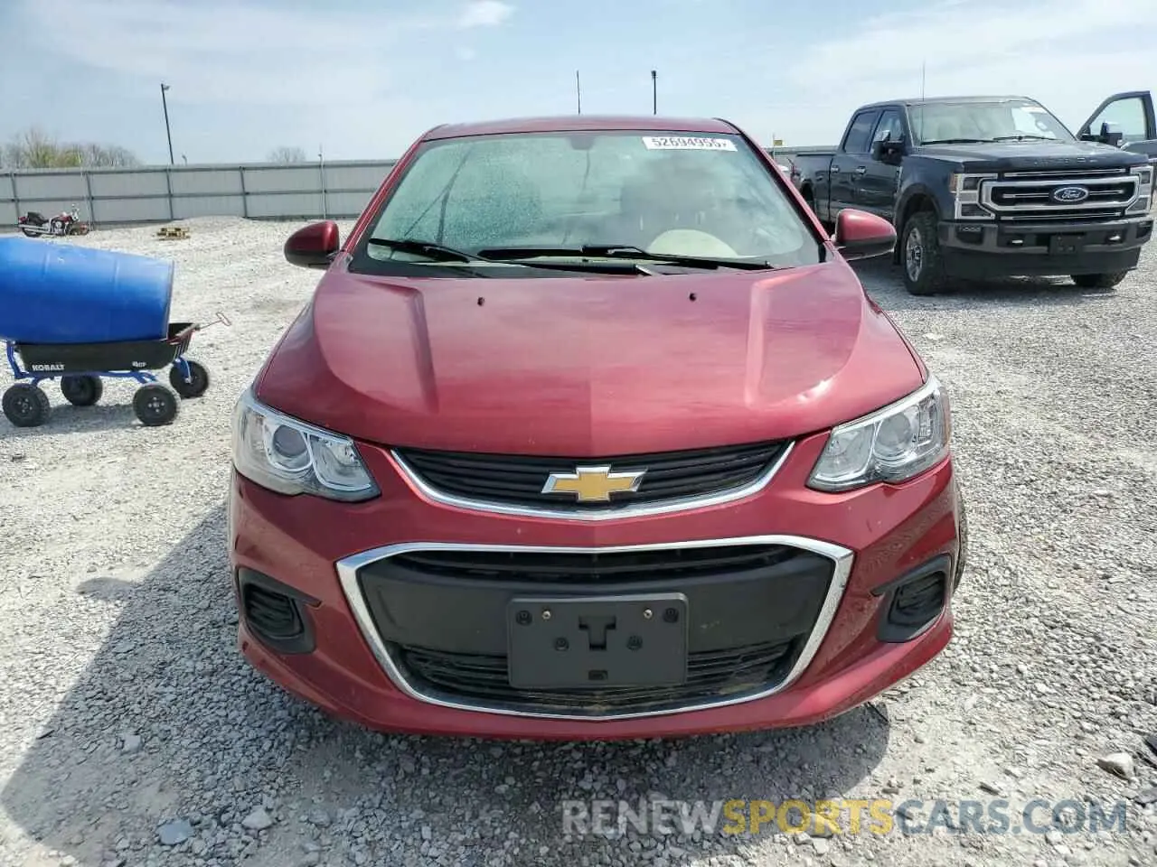 5 fotografías del automóvil dañado 1G1JD5SB6K4102430 CHEVROLET SONIC 2019