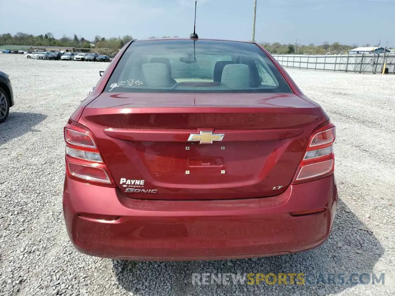 6 fotografías del automóvil dañado 1G1JD5SB6K4102430 CHEVROLET SONIC 2019