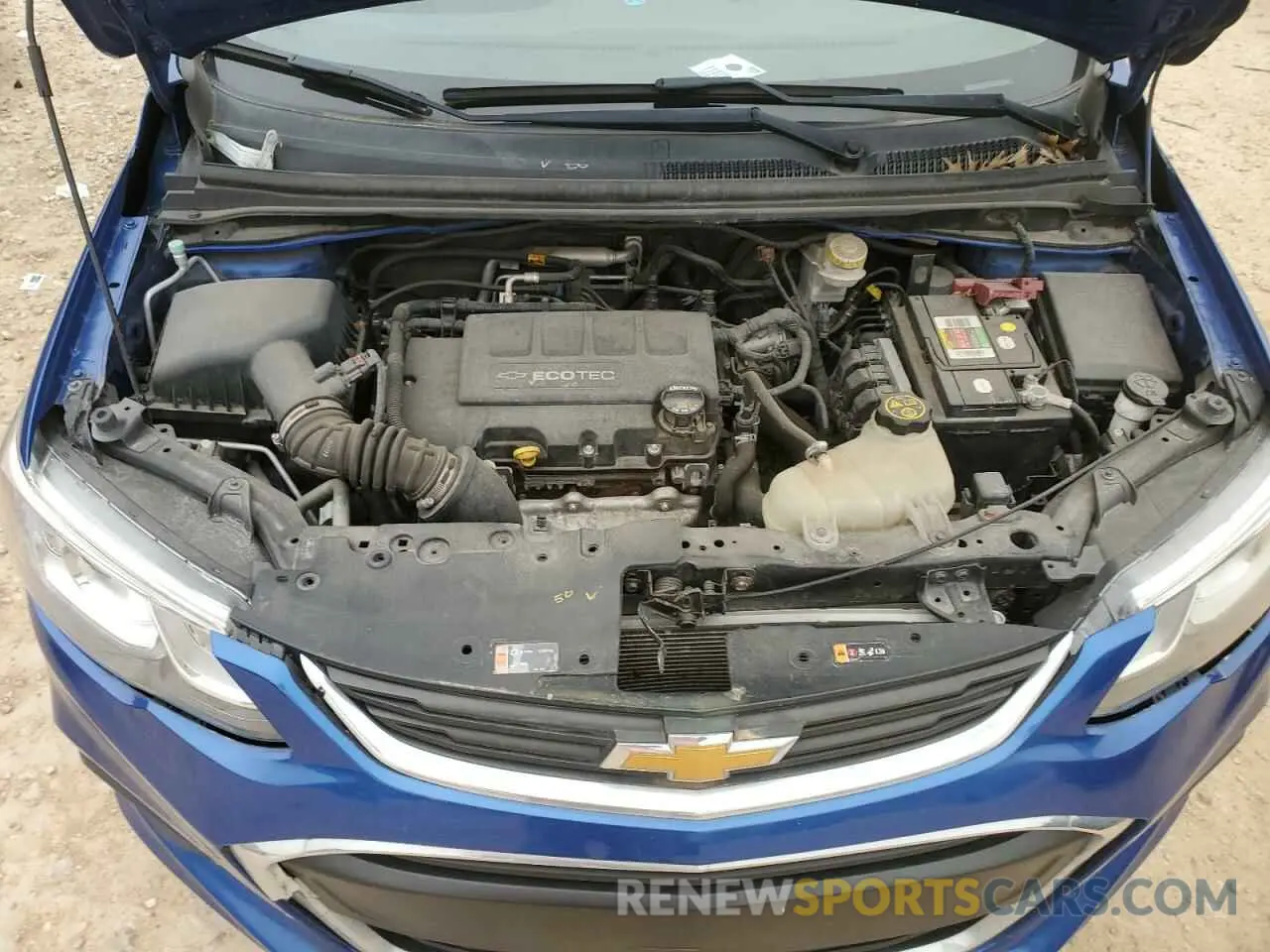 11 fotografías del automóvil dañado 1G1JD5SB7K4134352 CHEVROLET SONIC 2019