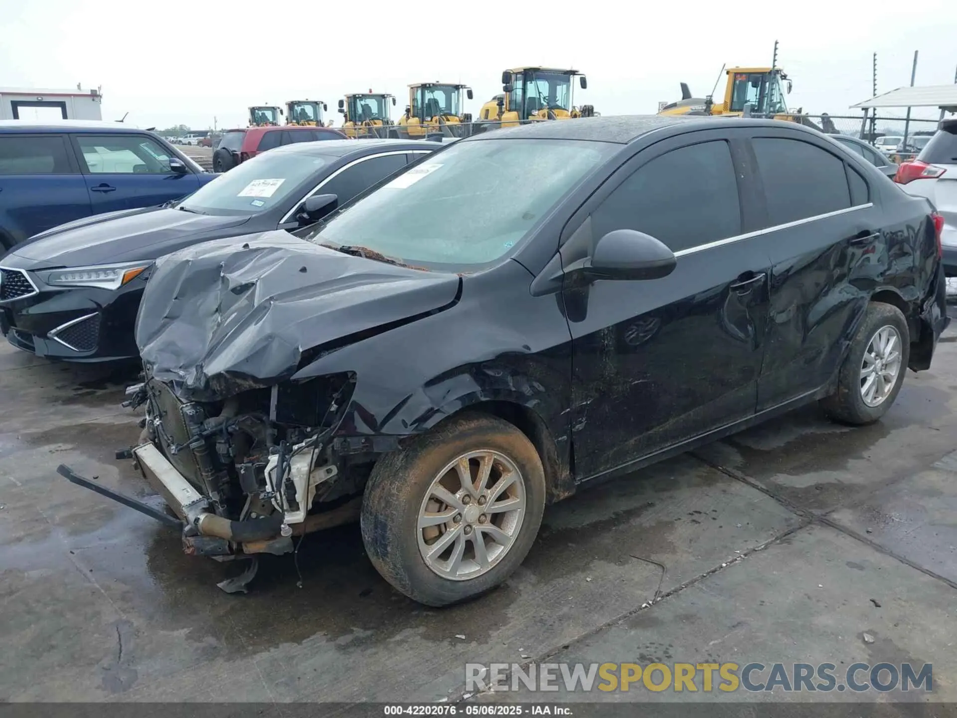 2 fotografías del automóvil dañado 1G1JD5SB7K4143486 CHEVROLET SONIC 2019