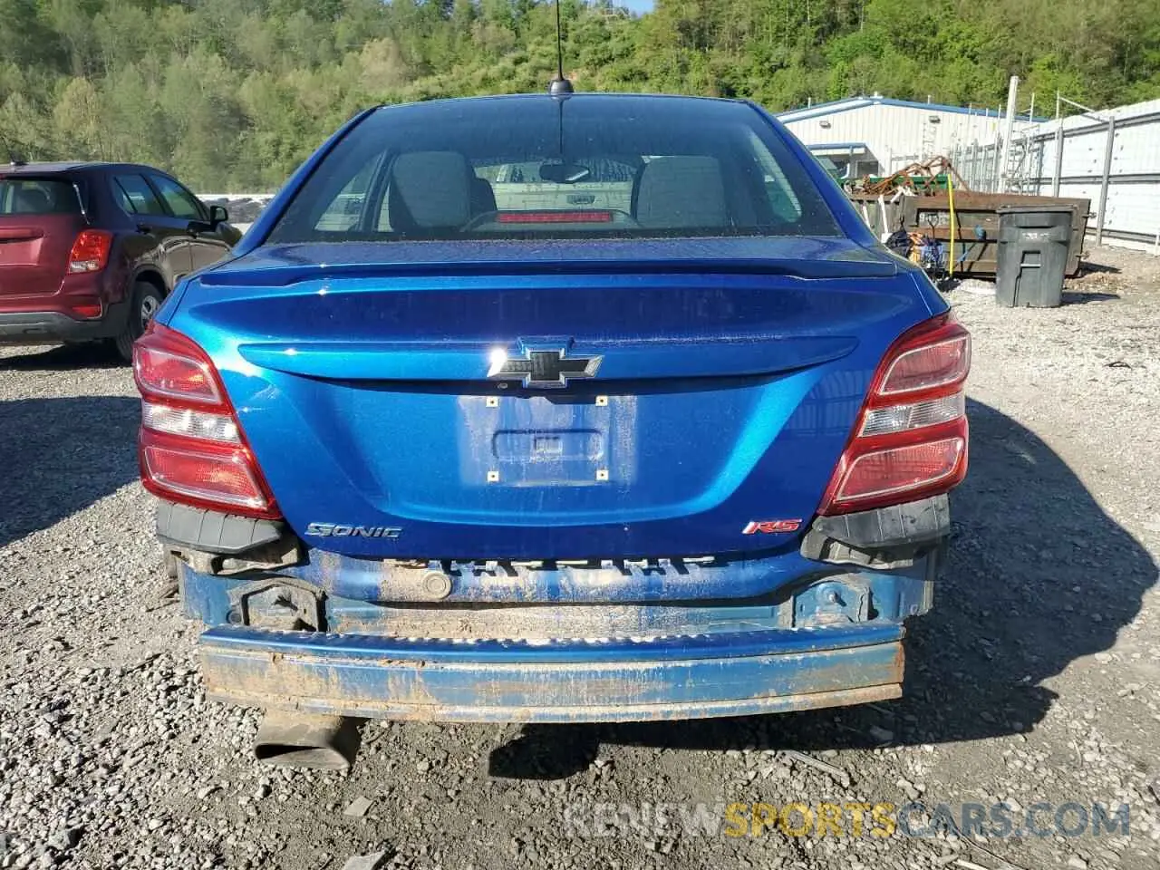 6 fotografías del automóvil dañado 1G1JD5SB8K4114692 CHEVROLET SONIC 2019