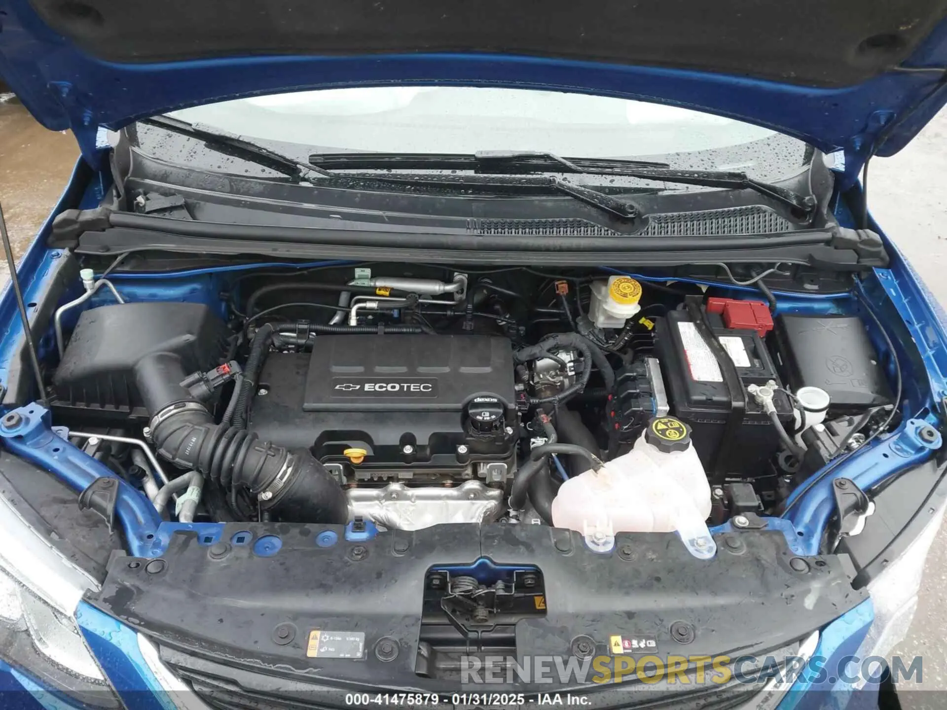 10 fotografías del automóvil dañado 1G1JD5SB8K4132562 CHEVROLET SONIC 2019