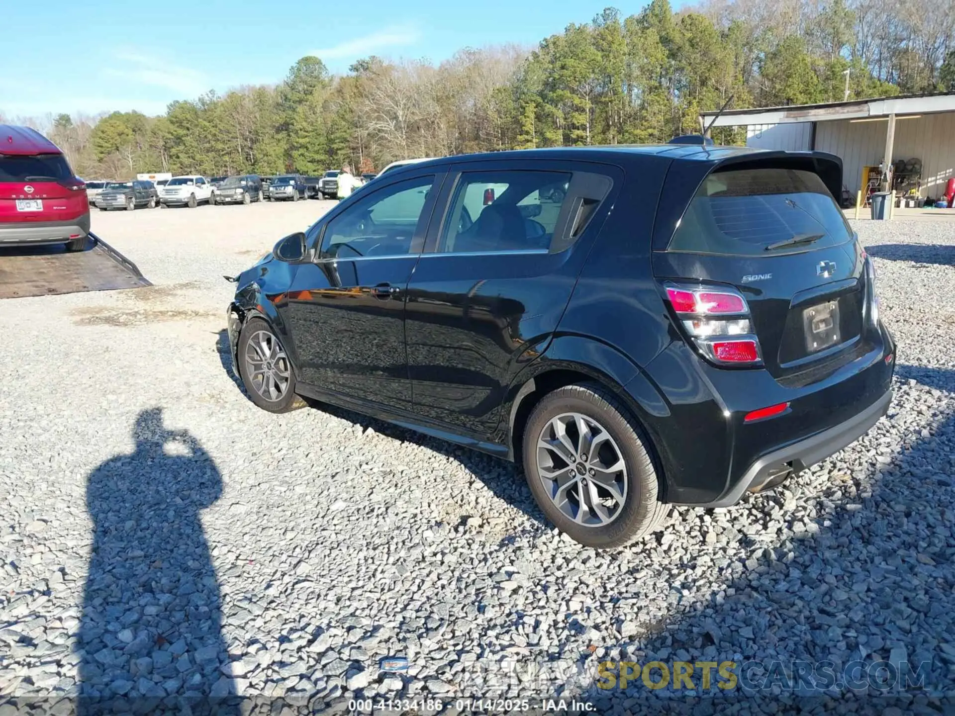 3 fotografías del automóvil dañado 1G1JD6SB0K4150687 CHEVROLET SONIC 2019