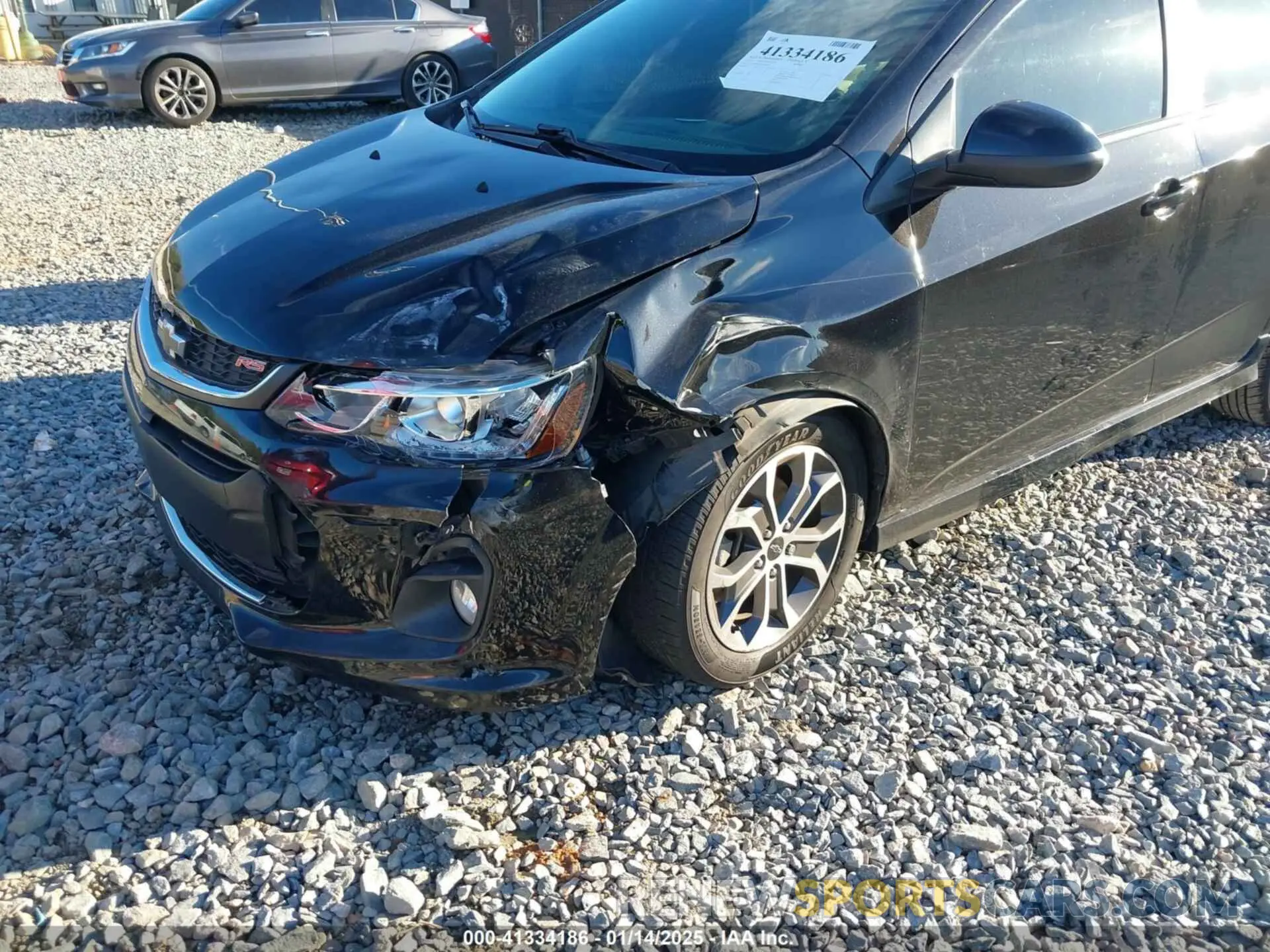 6 fotografías del automóvil dañado 1G1JD6SB0K4150687 CHEVROLET SONIC 2019
