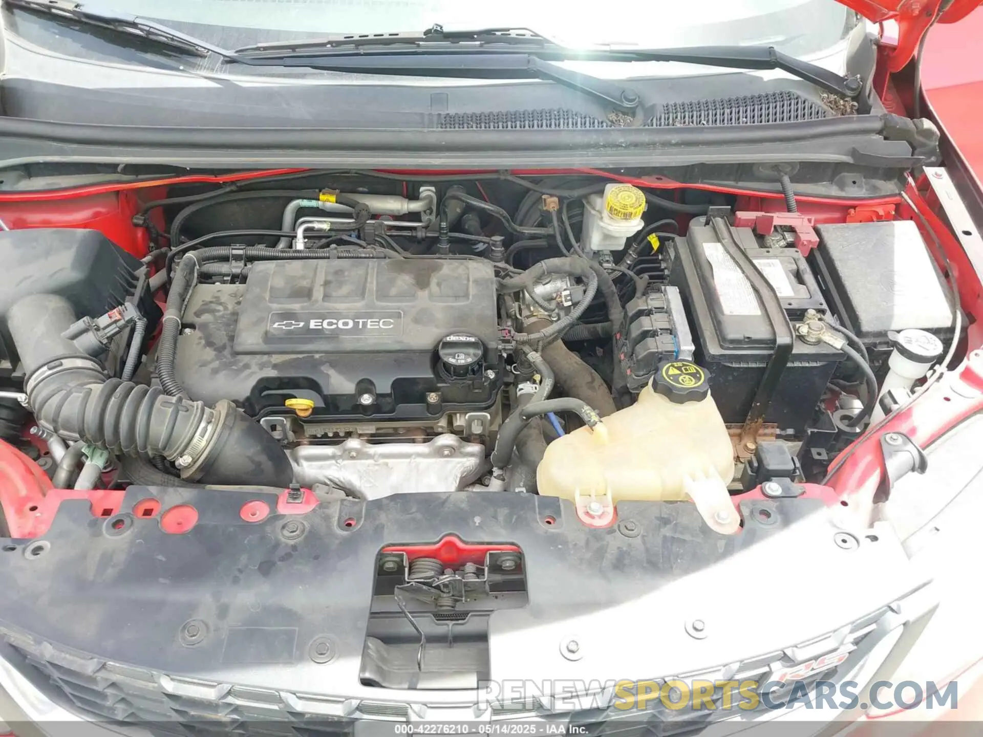 10 fotografías del automóvil dañado 1G1JD6SB4K4133956 CHEVROLET SONIC 2019