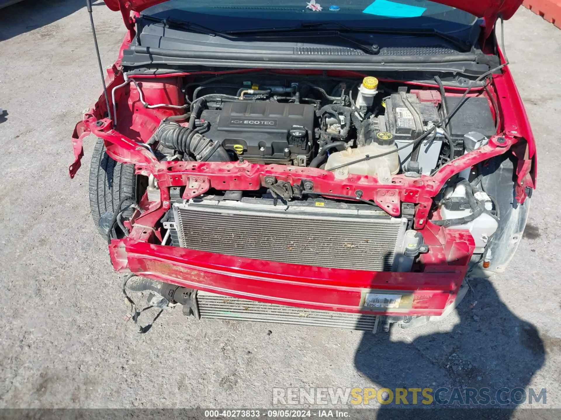 10 fotografías del automóvil dañado 1G1JD6SB5K4124909 CHEVROLET SONIC 2019