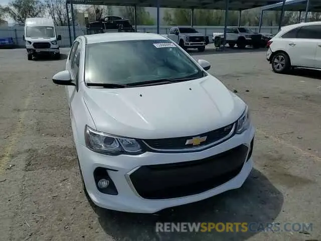 10 fotografías del automóvil dañado 1G1JD6SB5K4125008 CHEVROLET SONIC 2019
