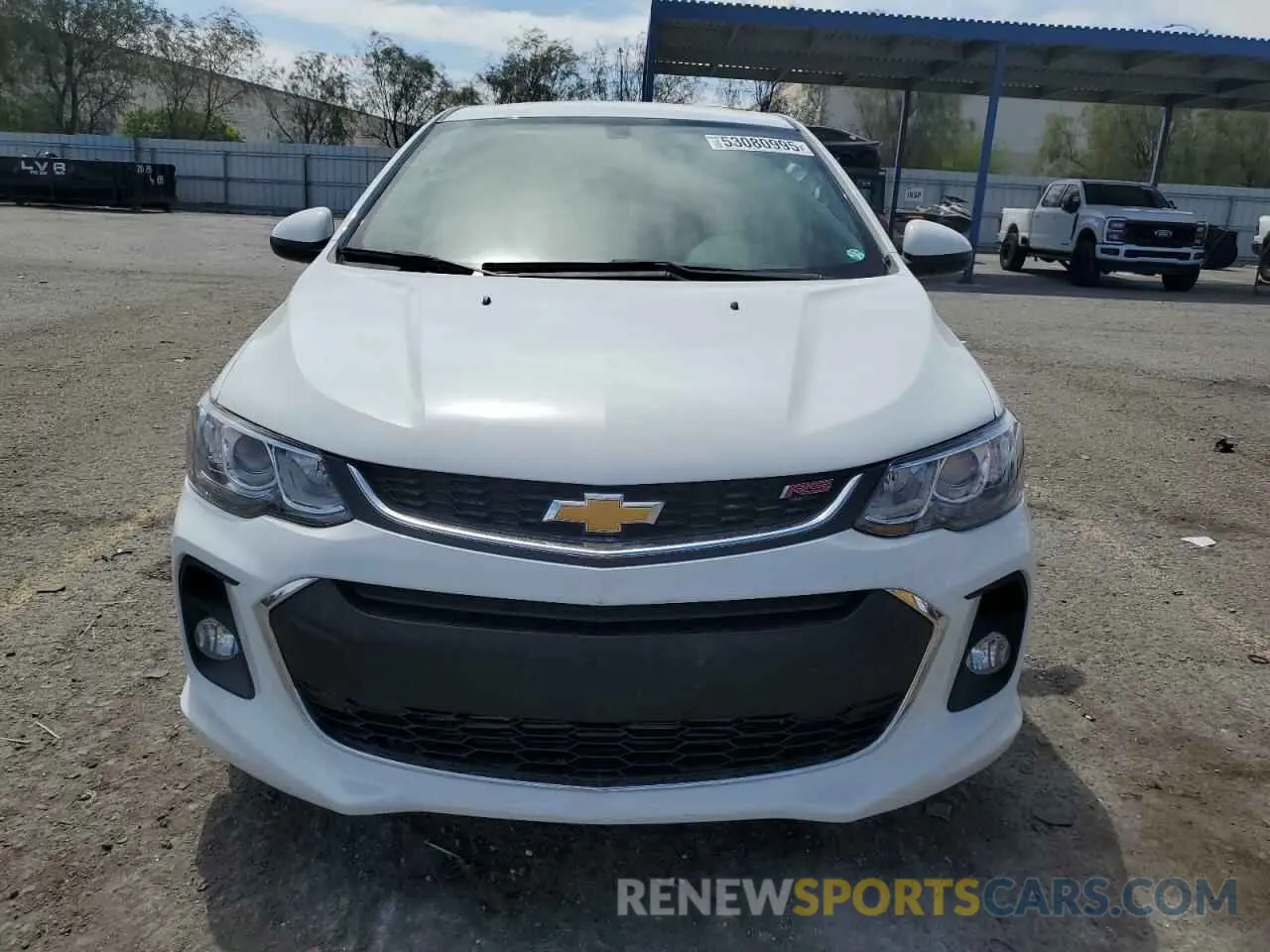 5 fotografías del automóvil dañado 1G1JD6SB5K4125008 CHEVROLET SONIC 2019