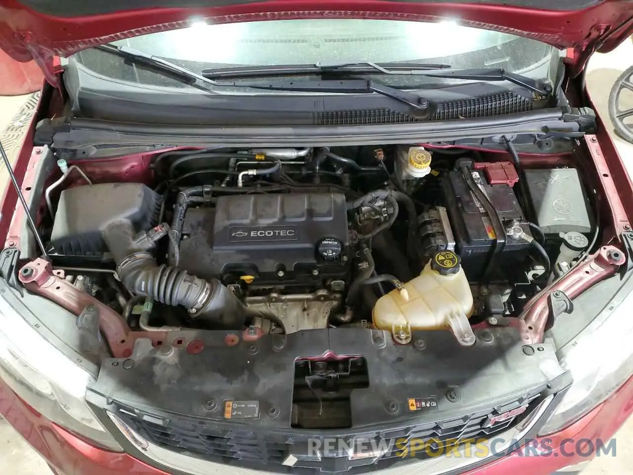 11 fotografías del automóvil dañado 1G1JD6SB8K4106291 CHEVROLET SONIC 2019