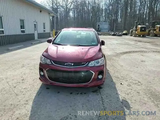 13 fotografías del automóvil dañado 1G1JD6SB8K4106291 CHEVROLET SONIC 2019