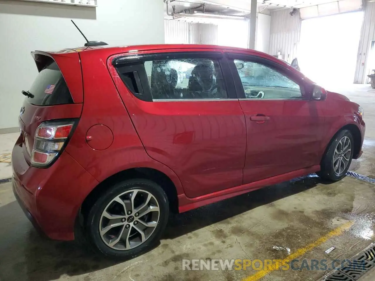 3 fotografías del automóvil dañado 1G1JD6SB8K4106291 CHEVROLET SONIC 2019