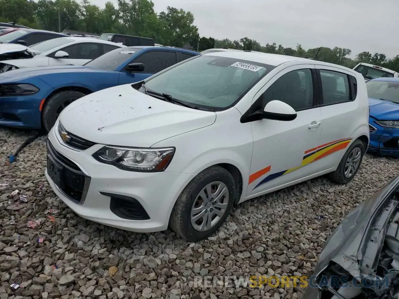 1 fotografías del automóvil dañado 1G1JG6SB5K4128613 CHEVROLET SONIC 2019